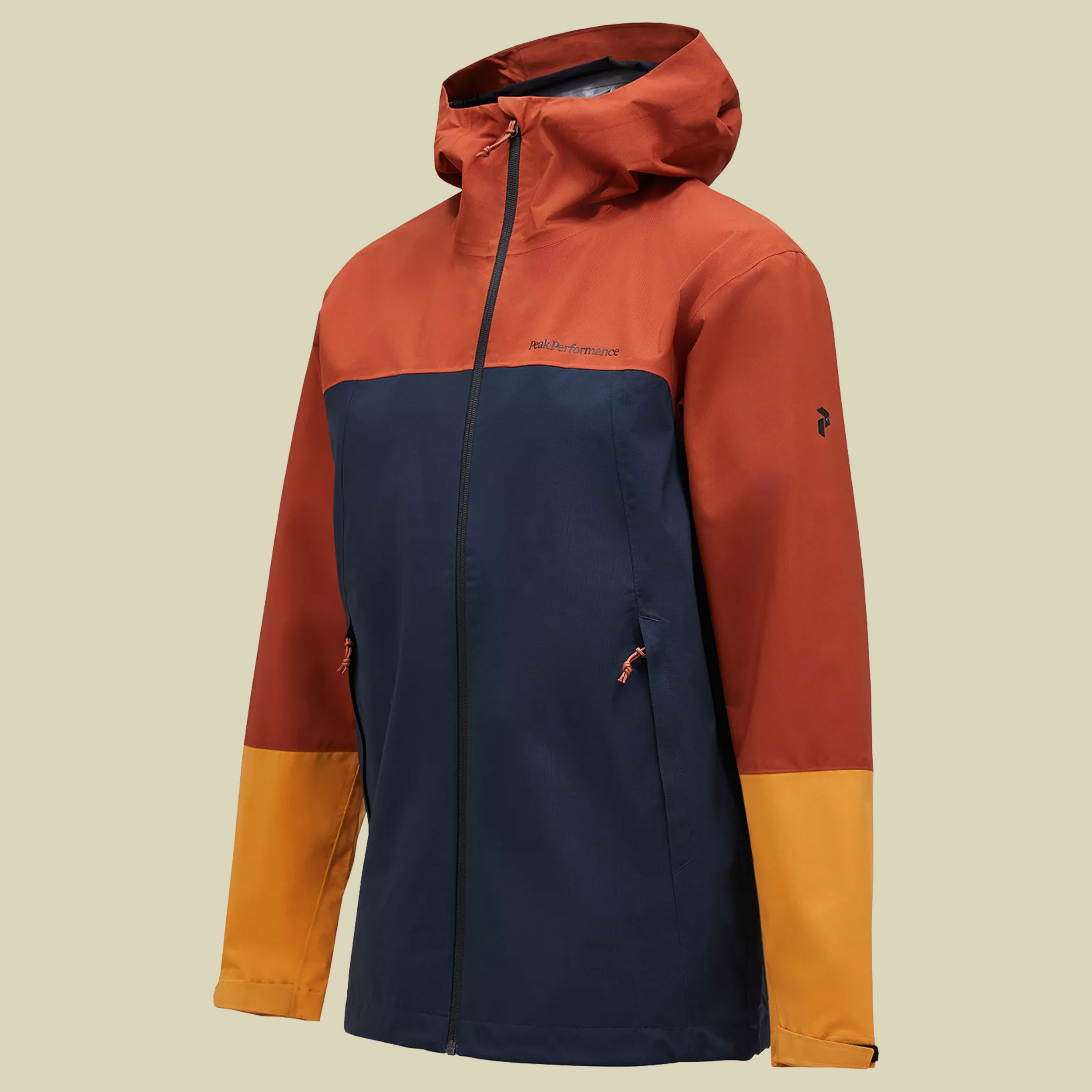 Trail Hipe Shell Jacket Men L mehrfarbig - spiced salute blue