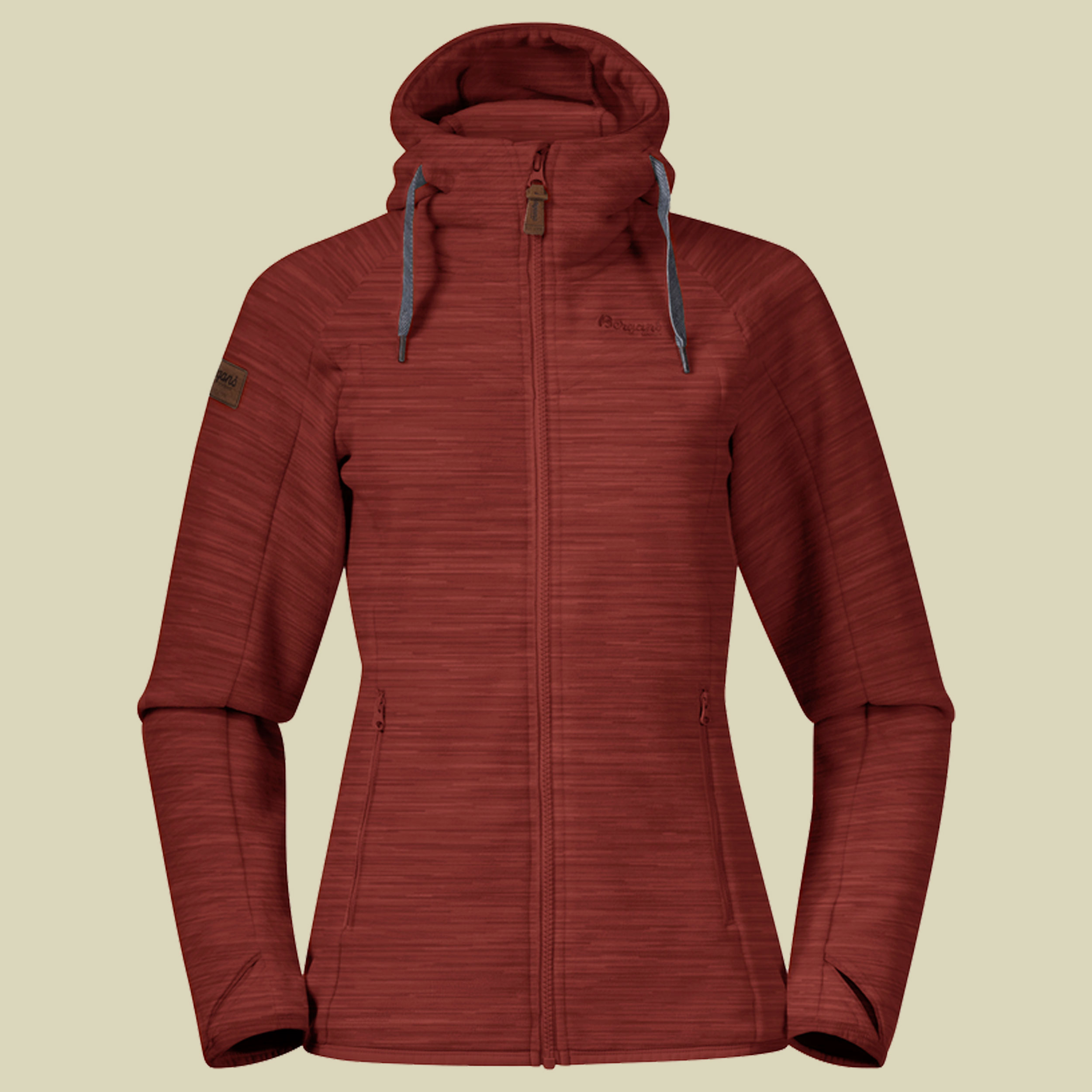 Hareid Fleece Jacket Women Größe M  Farbe chianti red