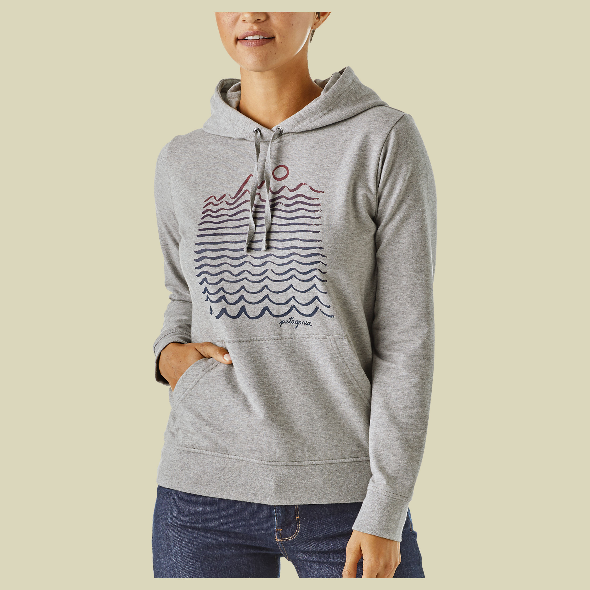 Wavy Maybe Ahnya Hoody Women  Größe S Farbe drifter grey