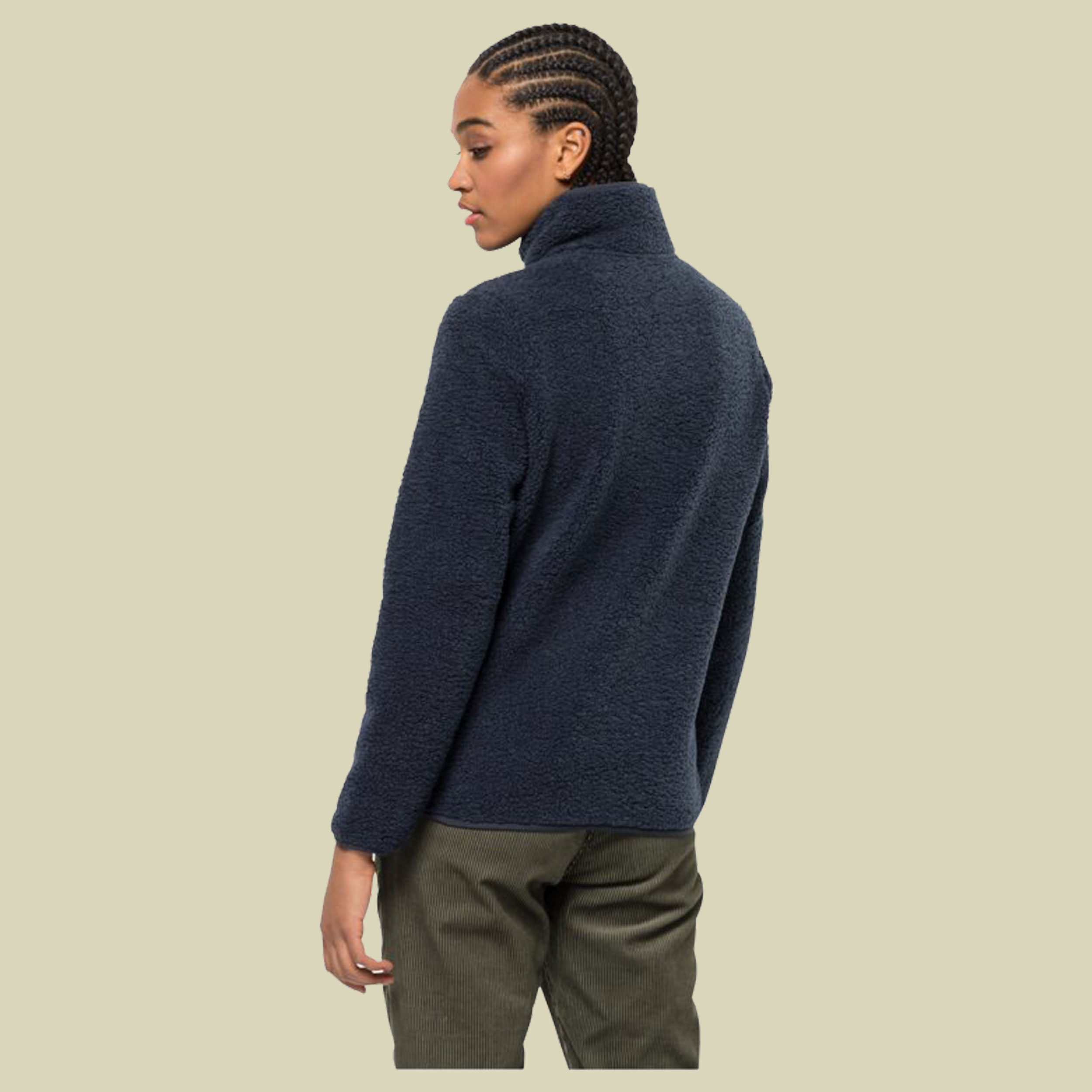 High Curl Jacket Women Größe XL Farbe night blue