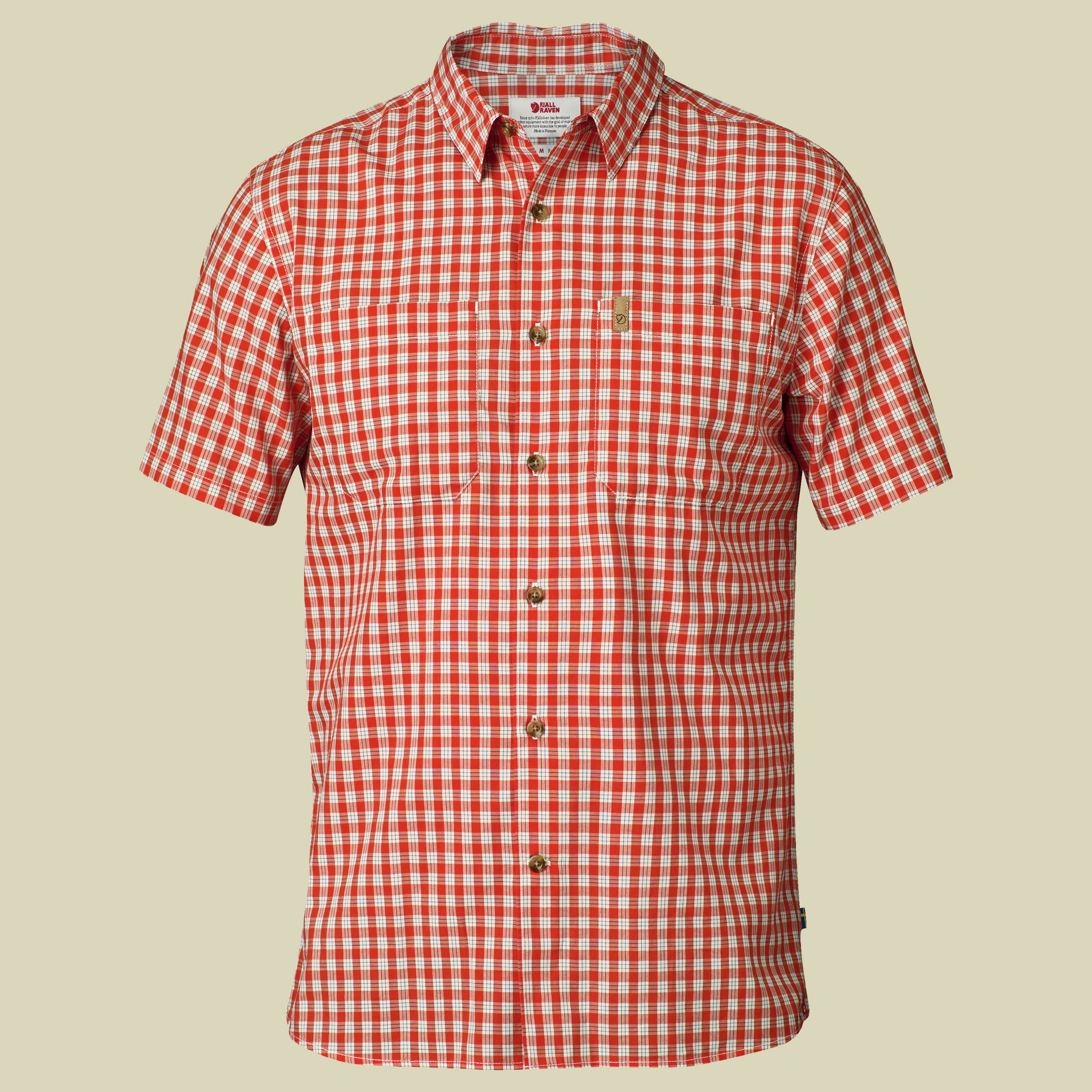 High Coast Shirt SS Men Größe S Farbe flame orange
