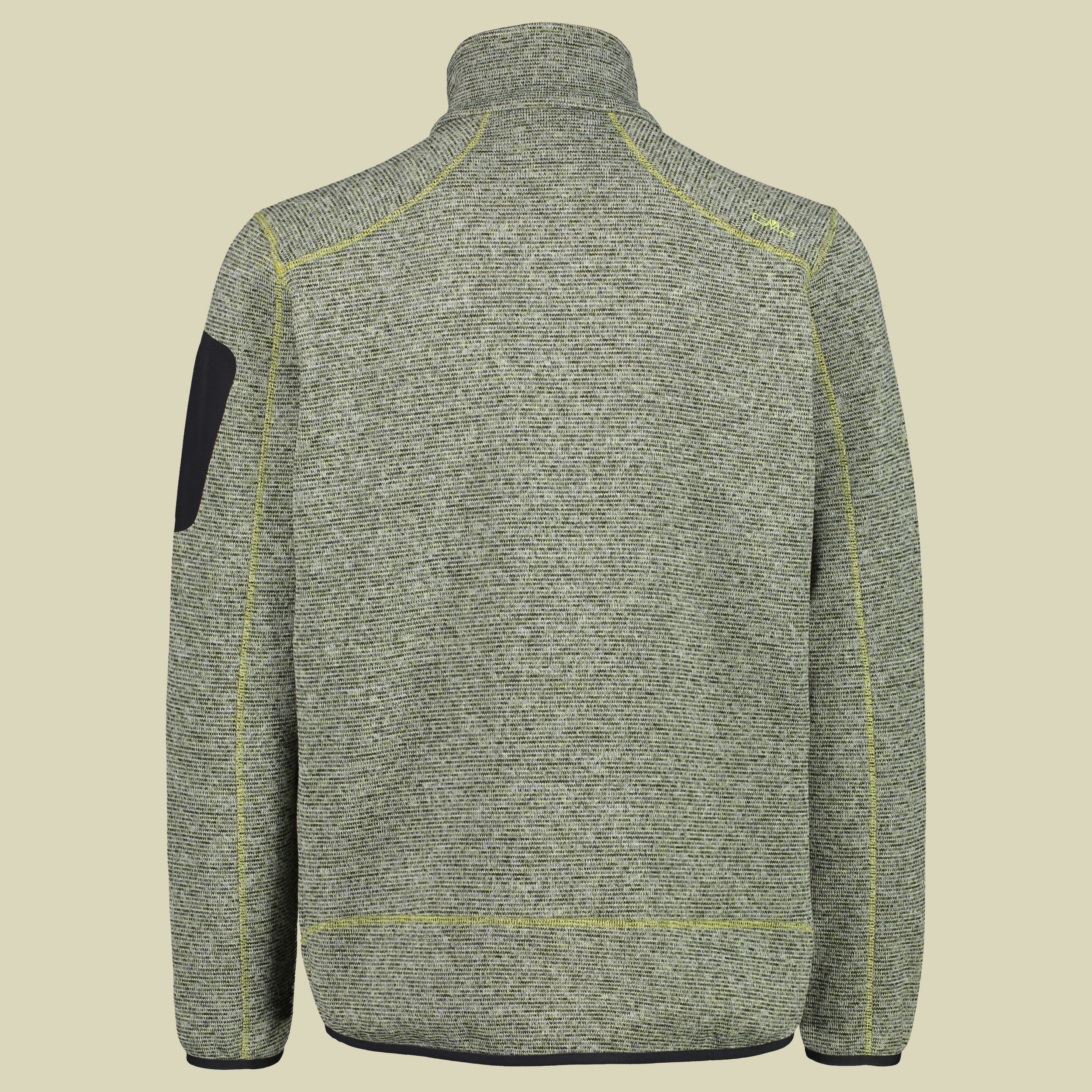 Man Knitted Fleece Jacket CMP 3H60747N Größe 52 Farbe 35ZH cactus-lime