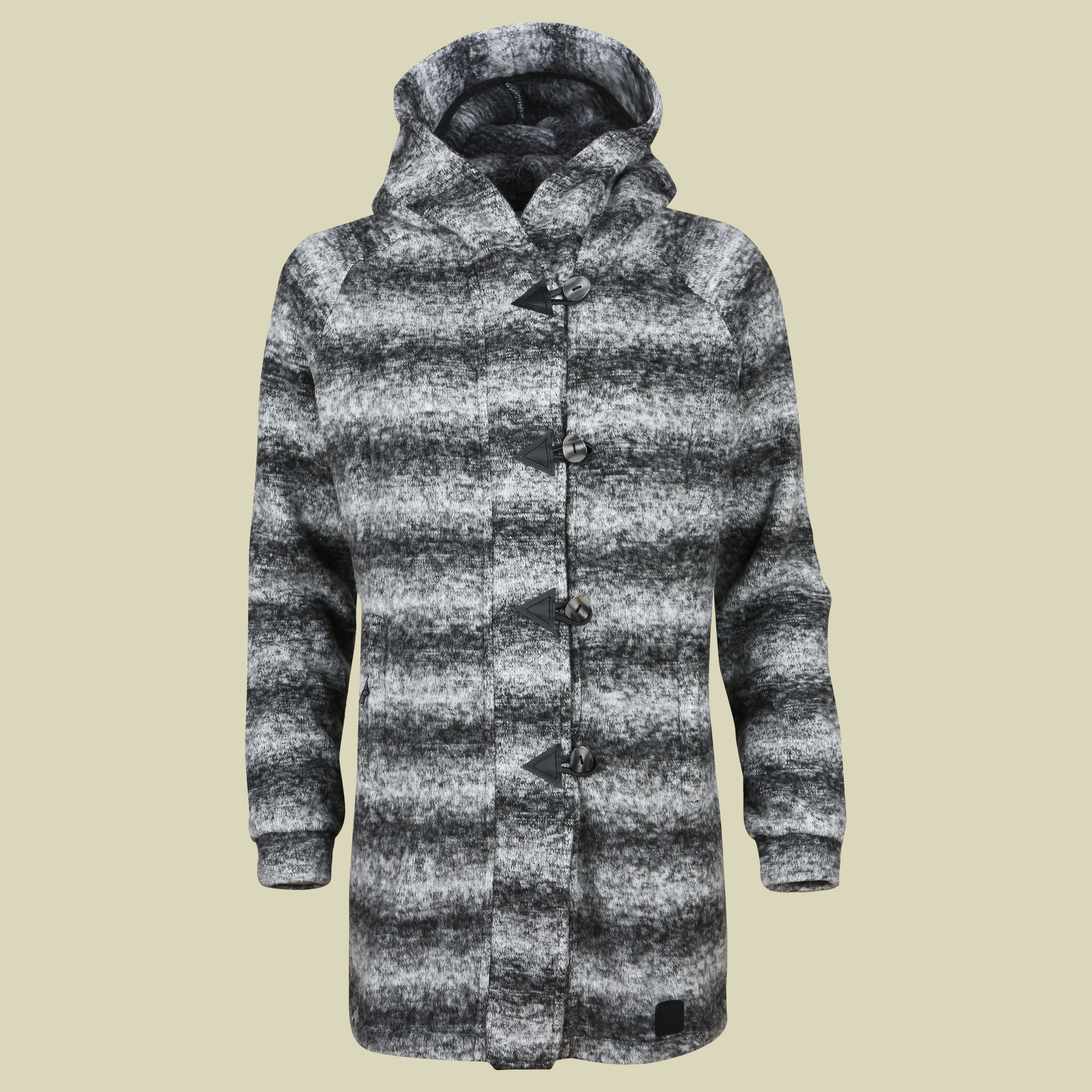 Salerno-L Fleece Jacket Women Größe 40 Farbe grau-meliert