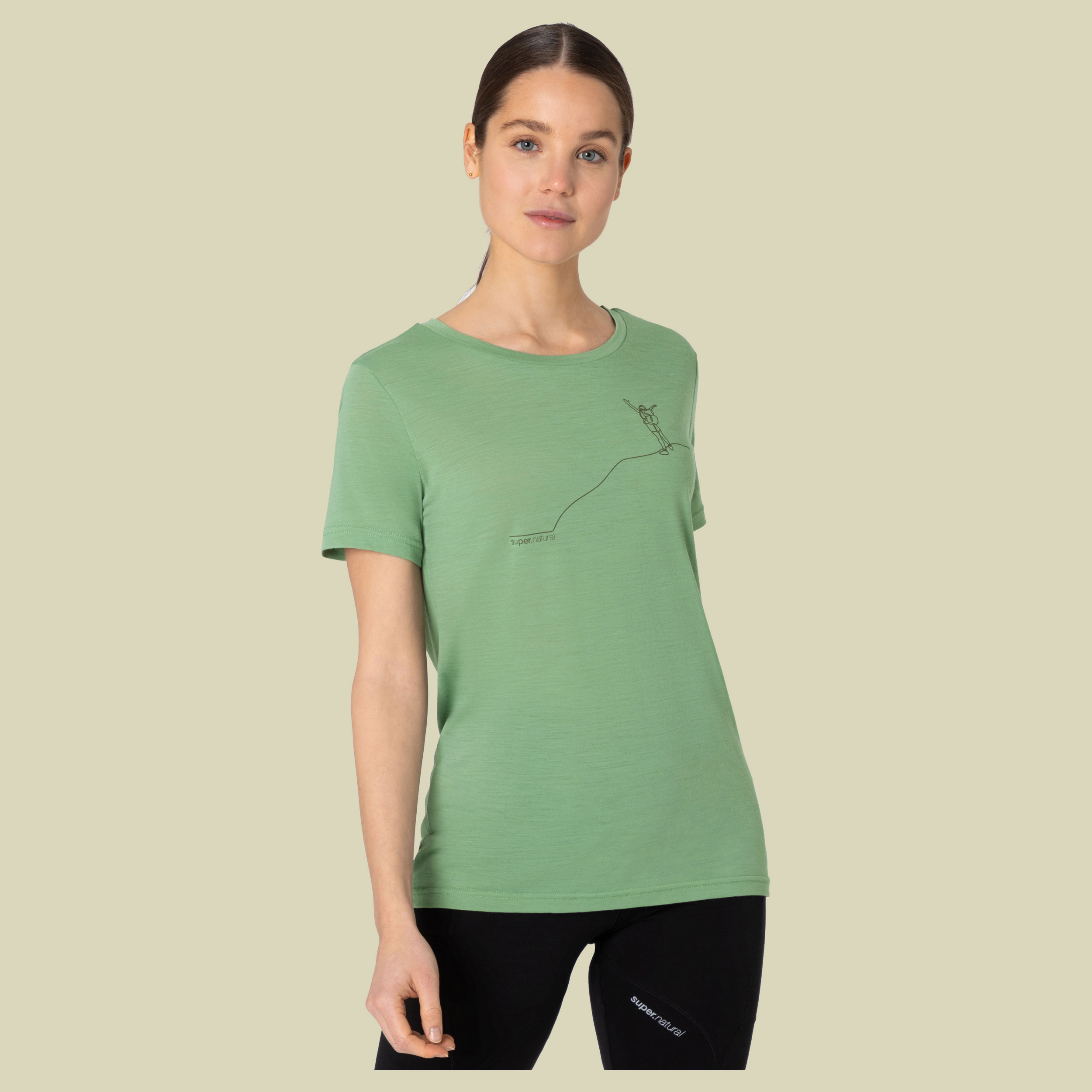 Gipfelglück Tee Women Größe L  Farbe loden frost/stone grey