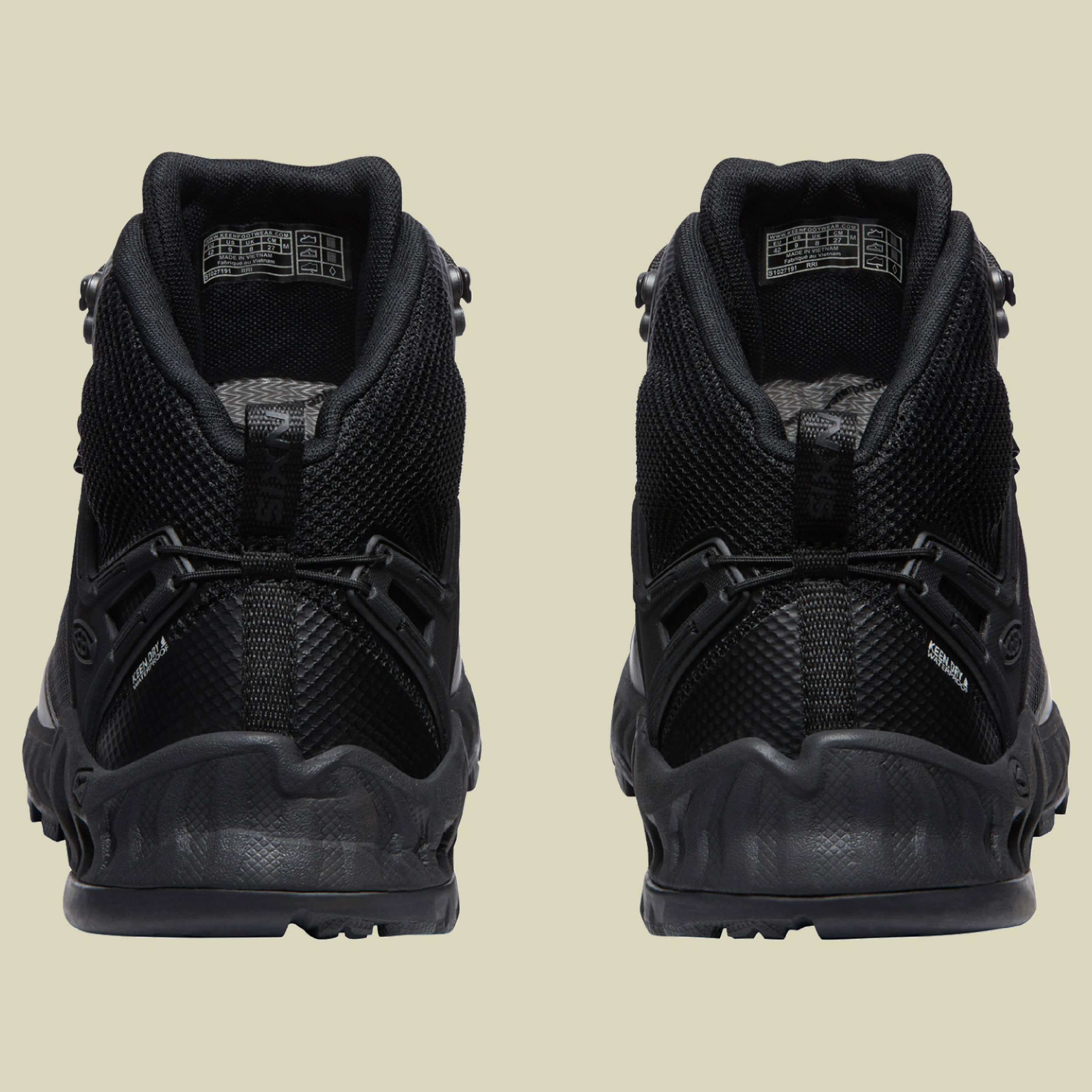 NXIS Evo Mid WP Men Größe UK 10,5 Farbe triple black