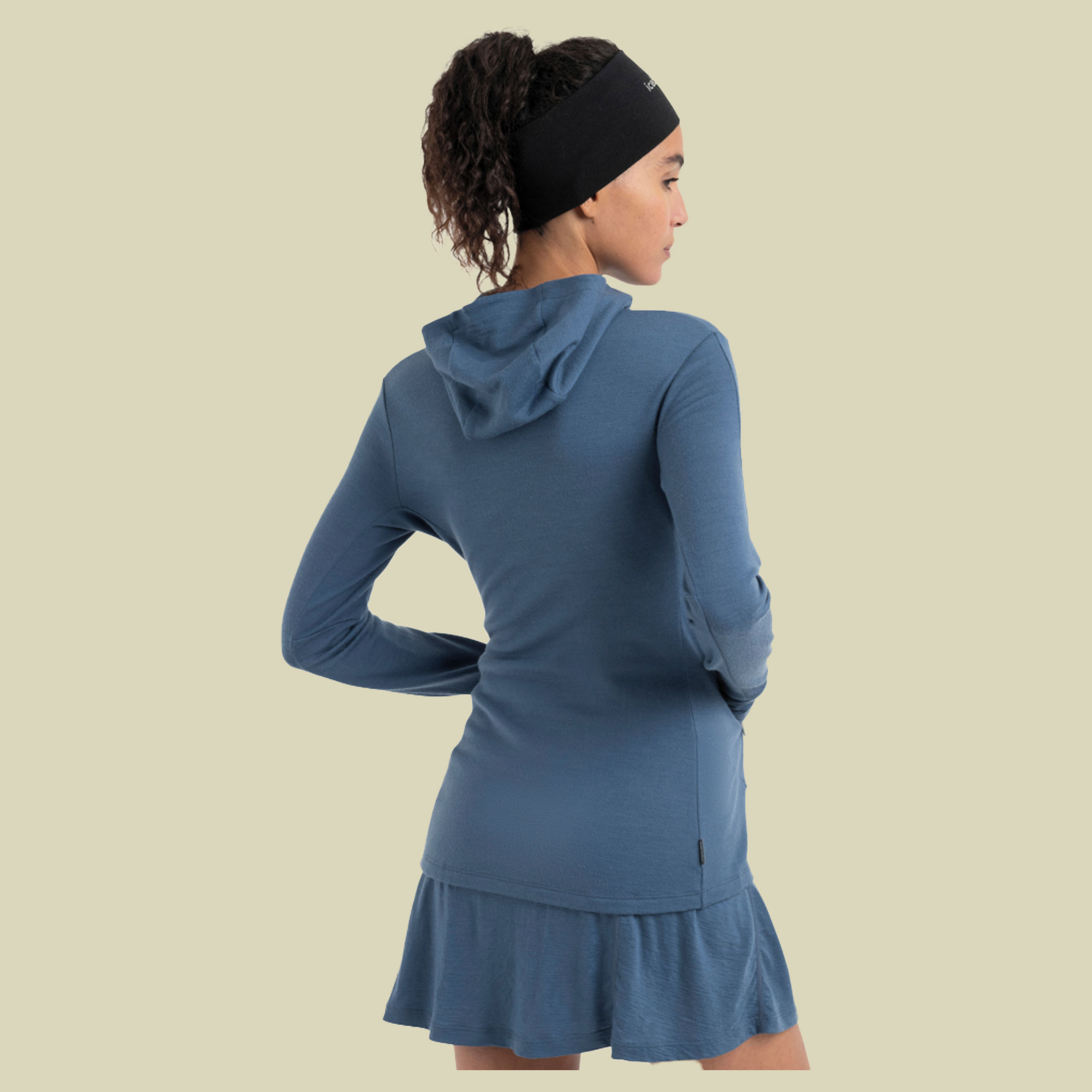 Merino 260 Quantum IV LS Zip Hoodie Women S blau - dawn