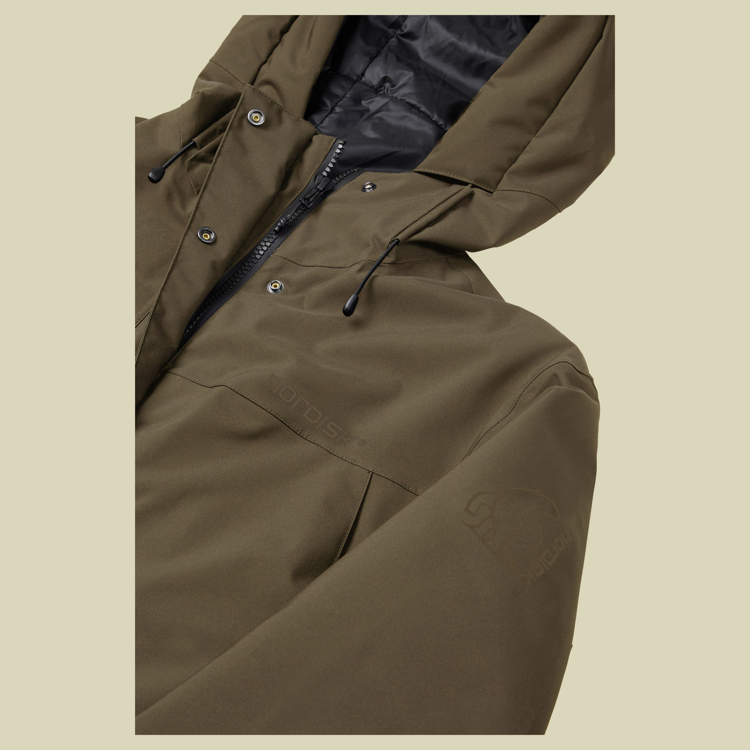 Mira W's Oversize Padded Coat L braun - capers