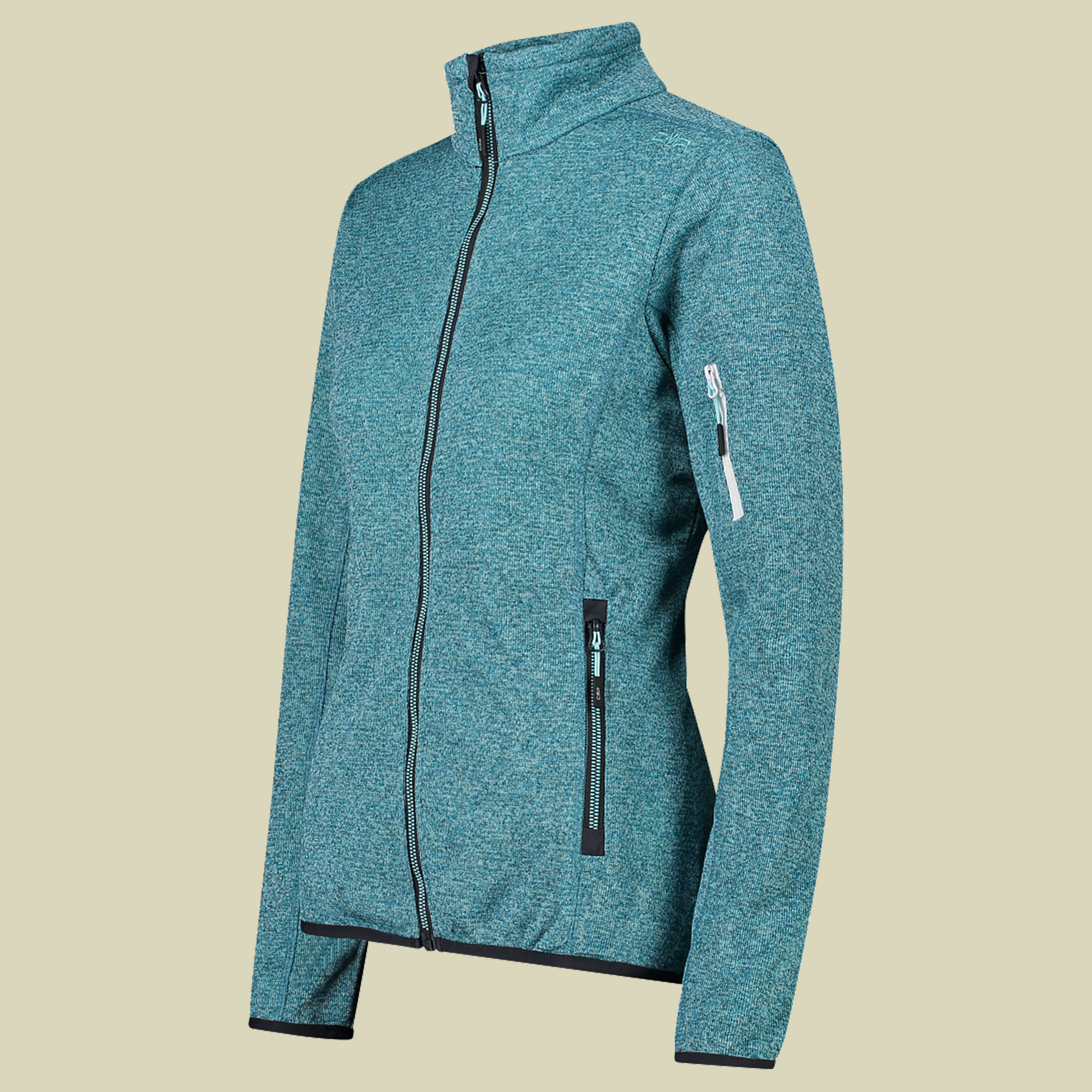 Woman Jacket Knitted + Mesh 30H5866 Größe 36 Farbe 08LL hawaian acqua