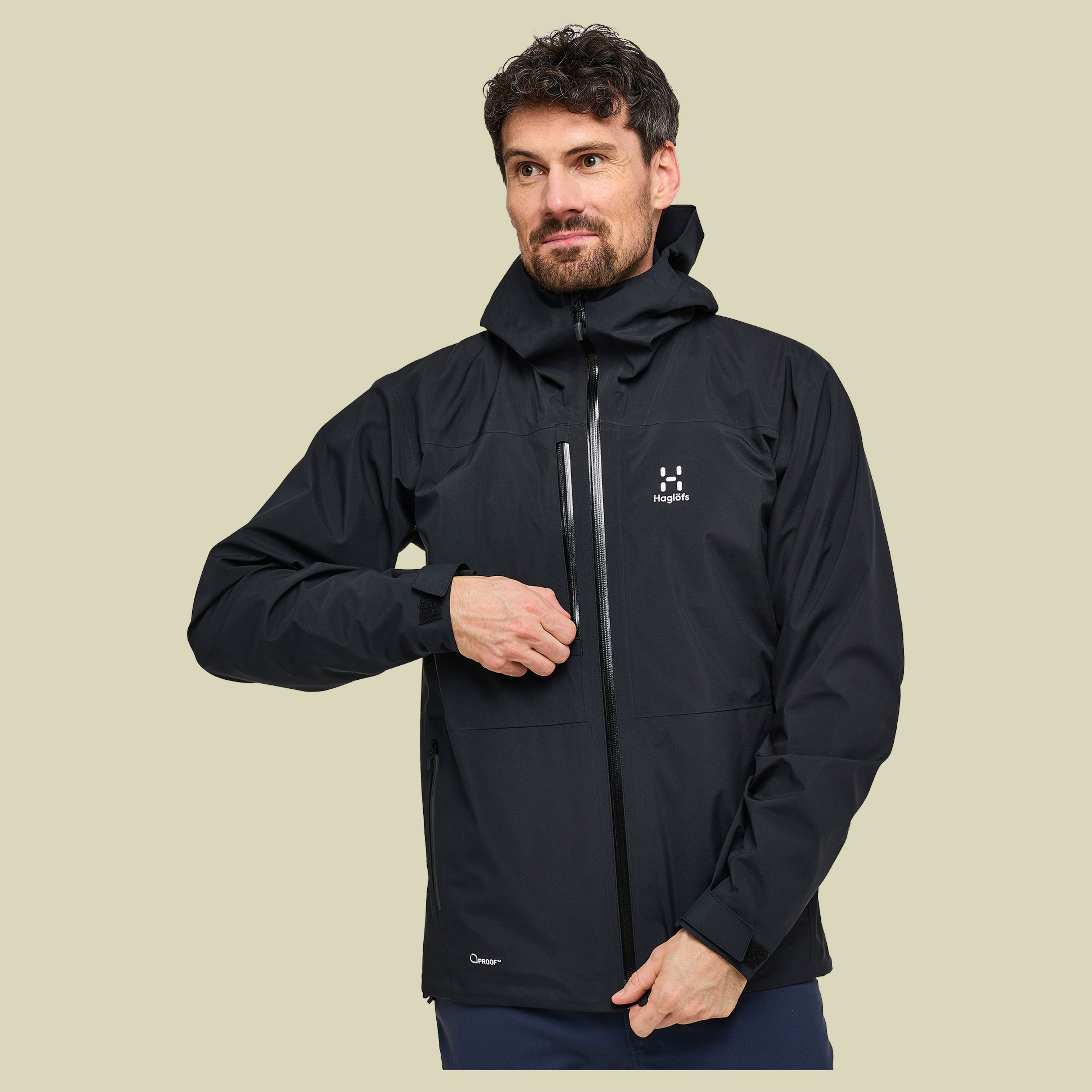 Front Proof Jacket Men Größe XL Farbe true black