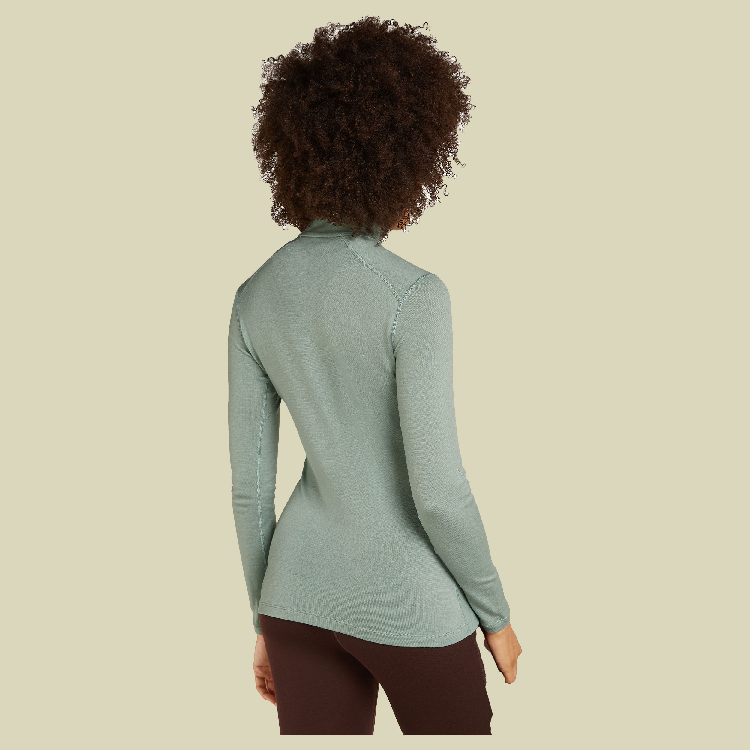 Tech LS Half Zip 260 Women grün XS - moss