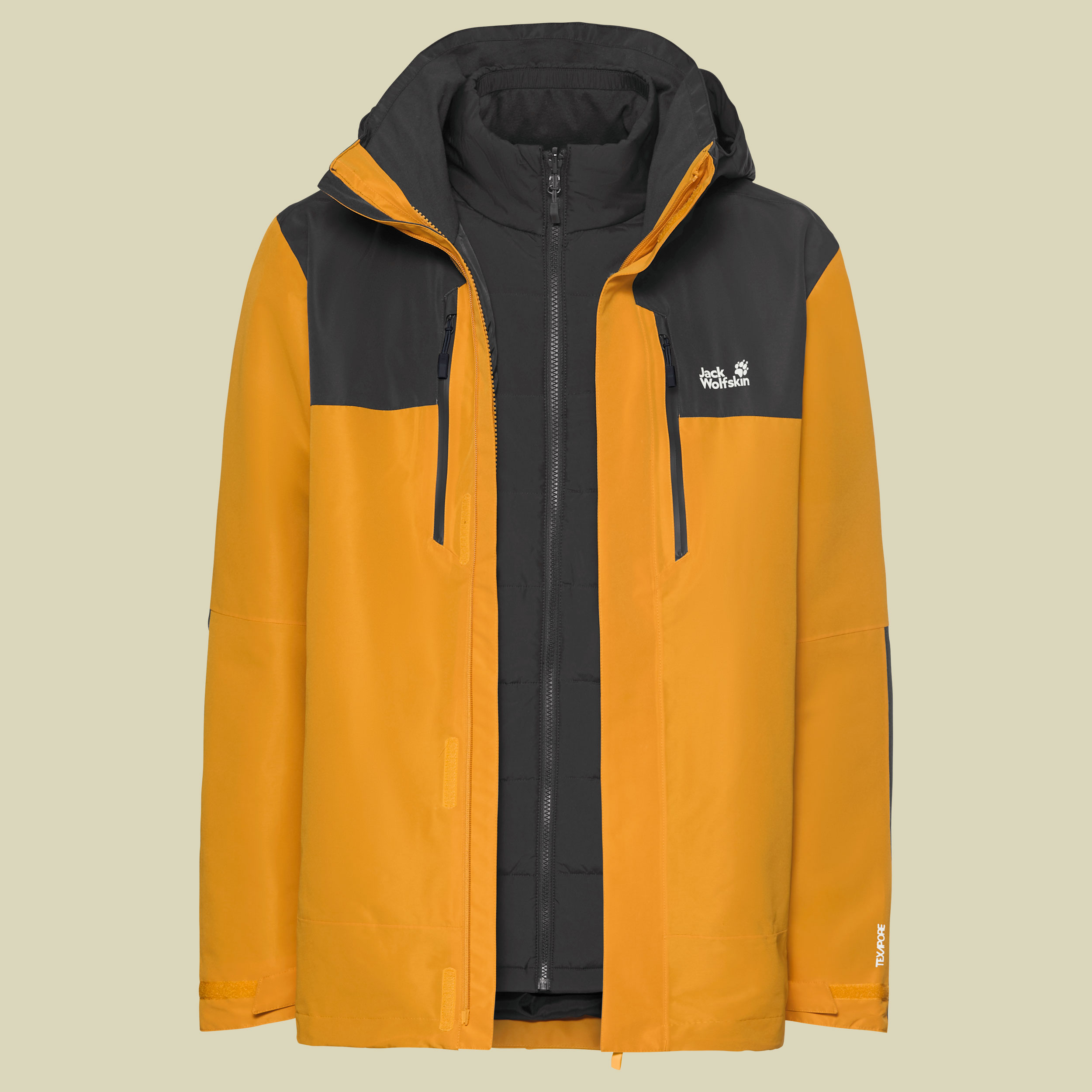 Jasper Pro 3in1 Jacket Men XXL gelb - burly yellow JW