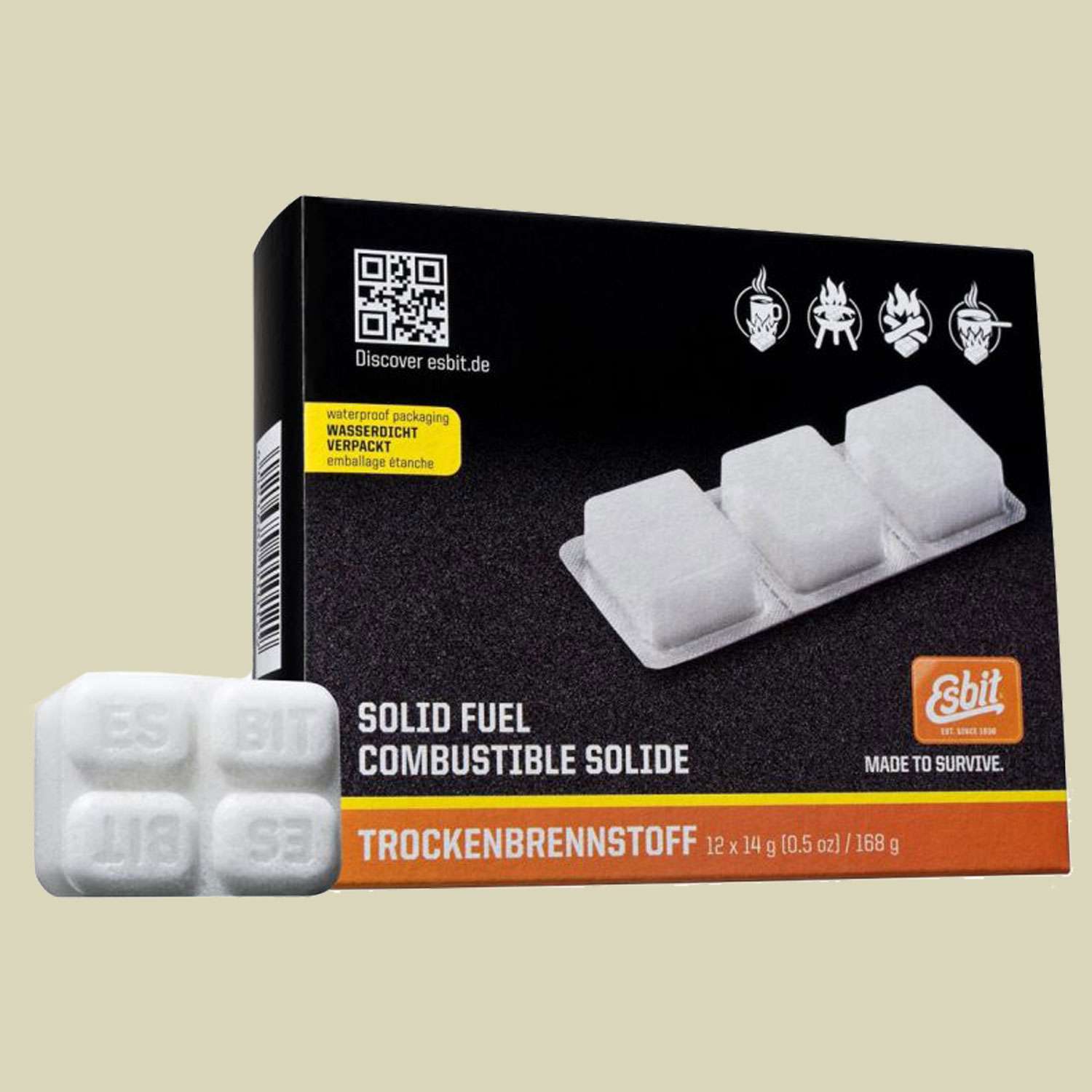 Trockenbrennstofftabletten 12er Pack 12 x 14g Inhalt: 12 x 14g