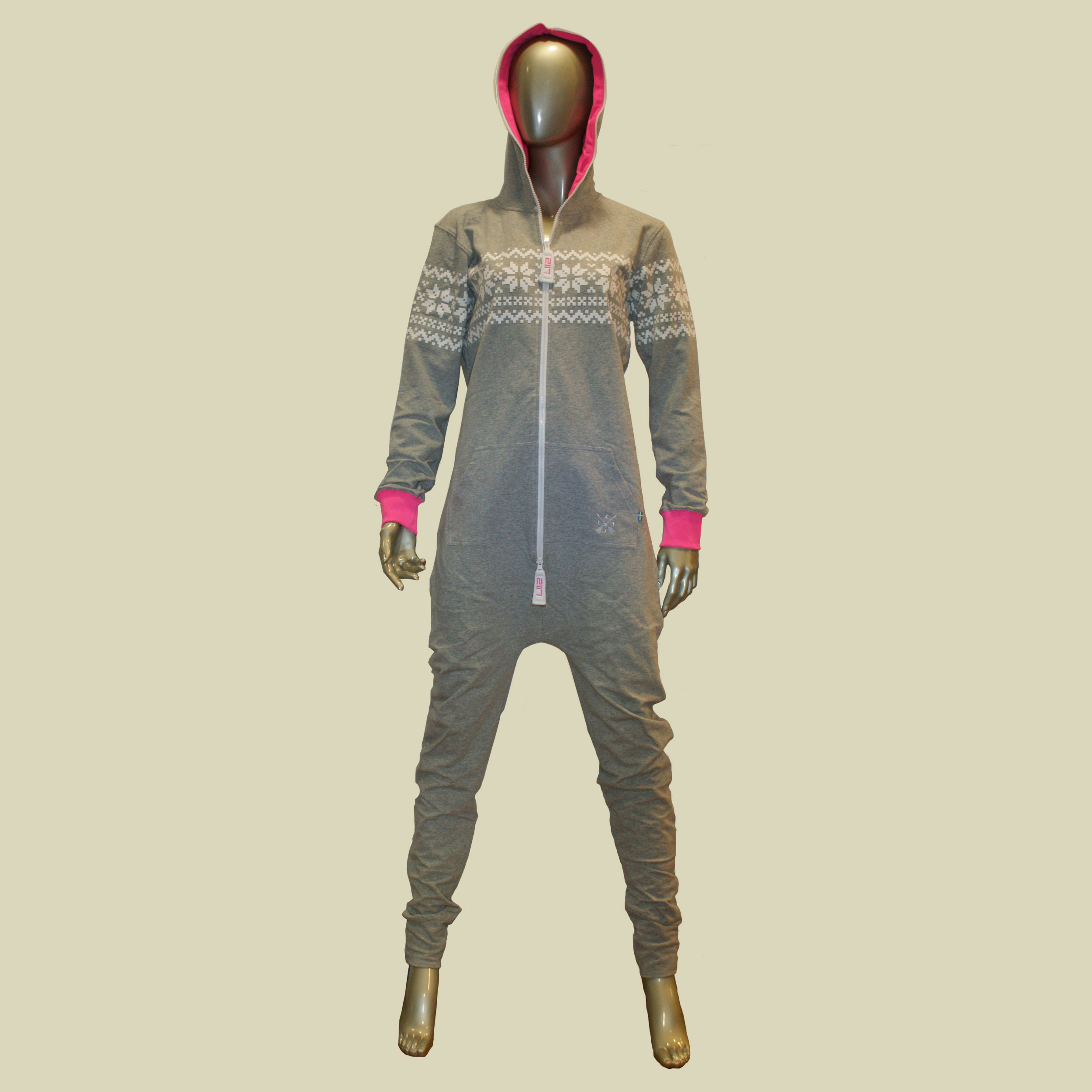Jumpsuit Västervik J Girls Größe 128 Farbe grey print