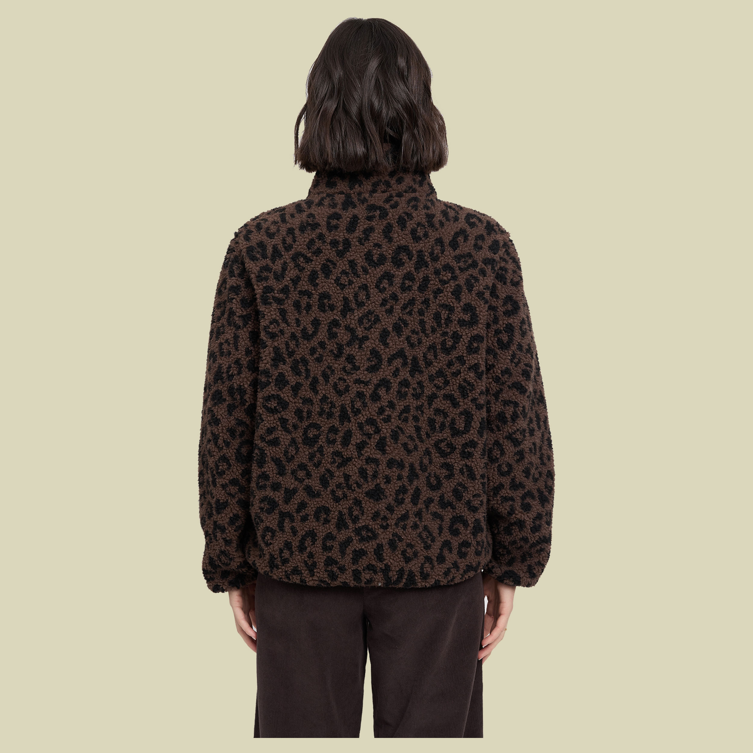 Printed Teddy-Fleece Jacket Women