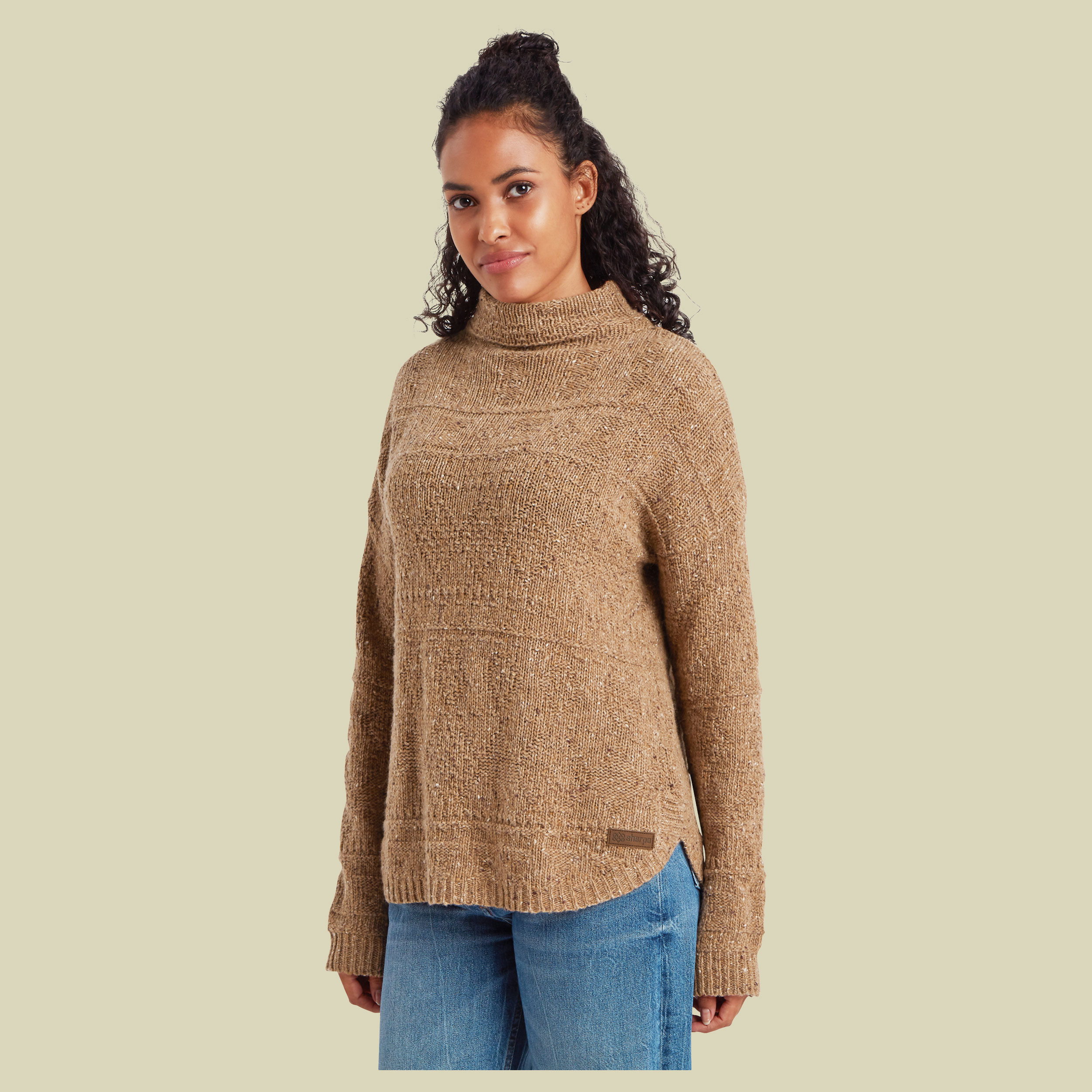 Yuden Pullover Sweater Women braun S - Farbe mocha