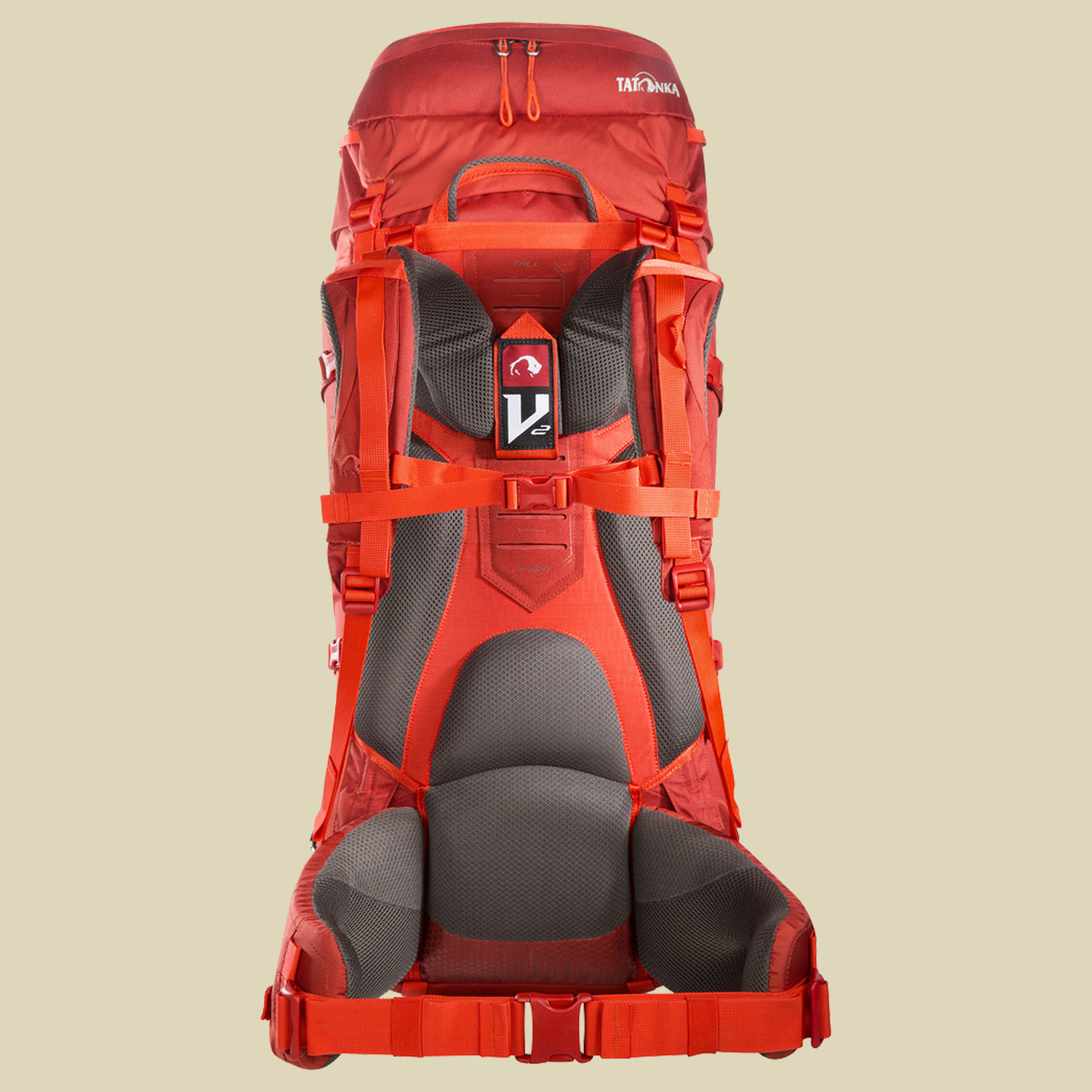 Yukon 60+10 Women Volumen 60 L + 10 L Farbe red orange