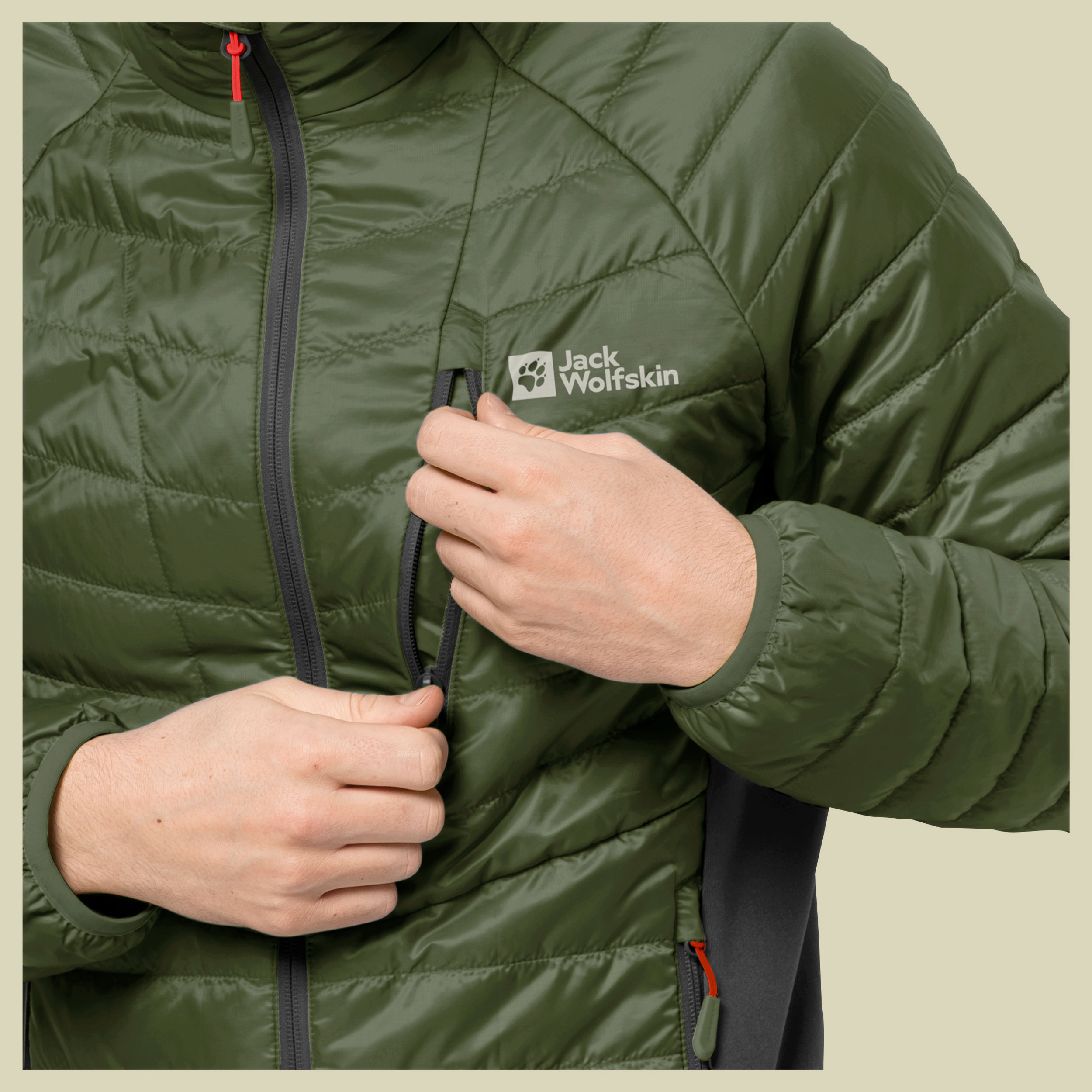 Routeburn Pro Ins Jacket Men Größe L  Farbe greenwood