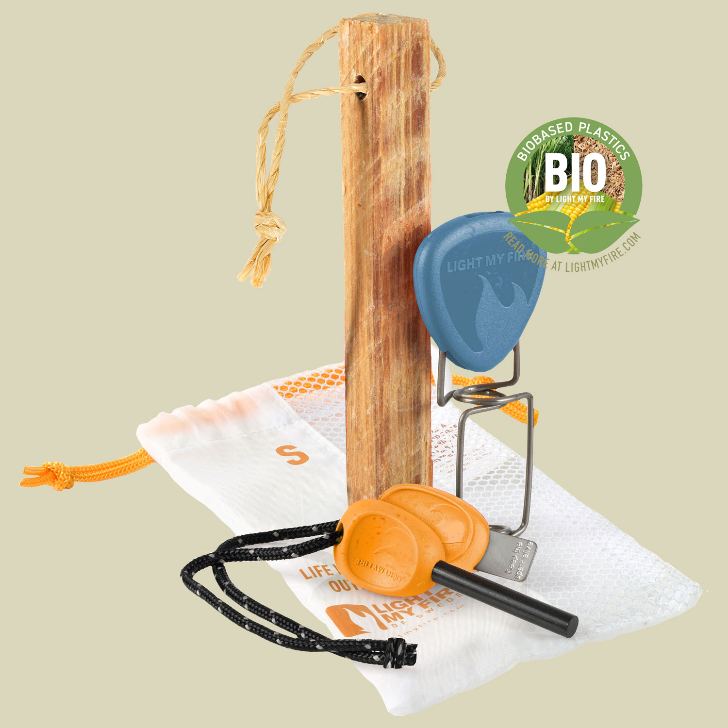 FireLighting Kit BIO one size Farbe hazyblue/rustyorange