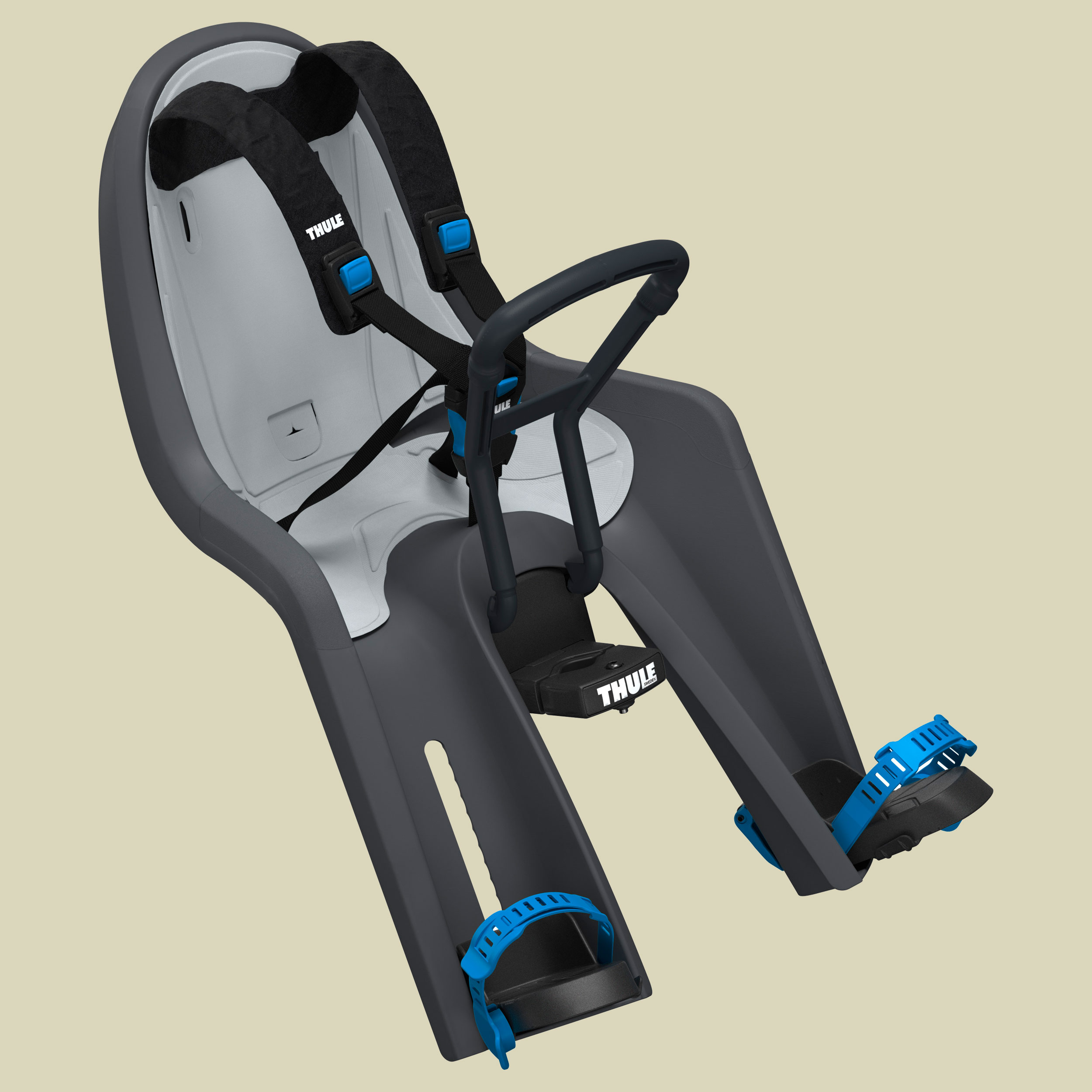RideAlong Mini Kinderfahrradsitz Farbe dark grey