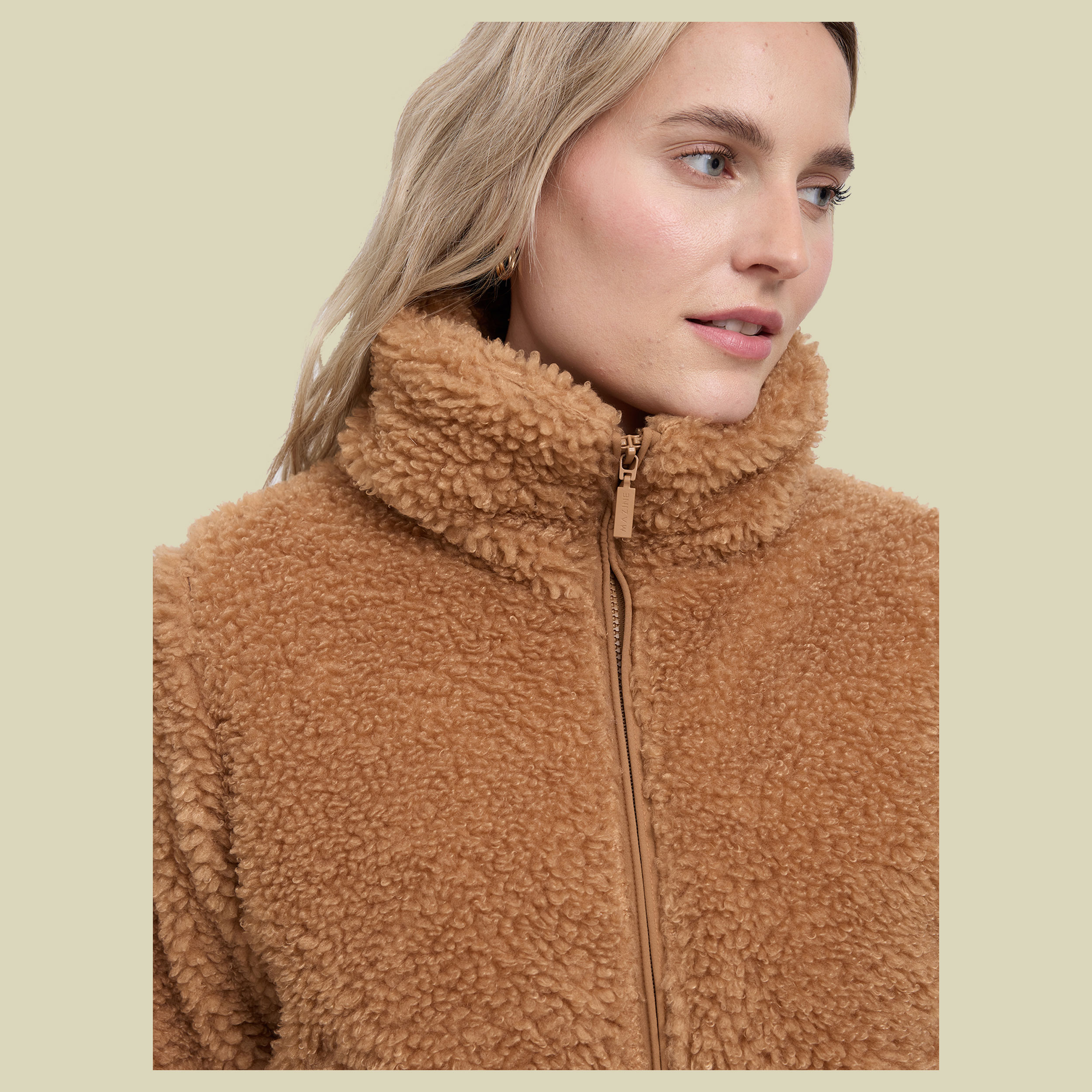 Faux-Fur Blouson Women XS braun - fawn