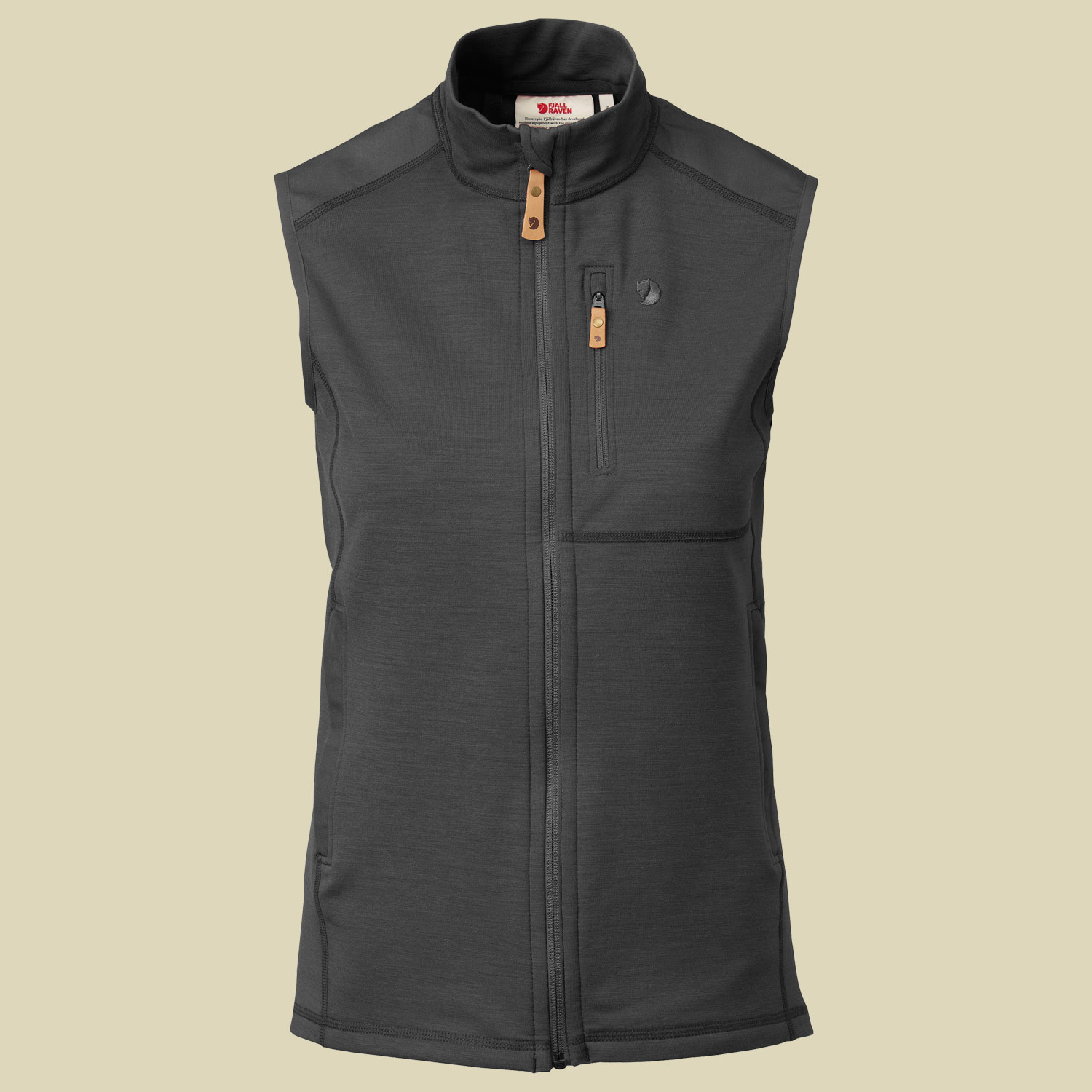 Keb Fleece Vest Women Größe XS Farbe dark grey/black