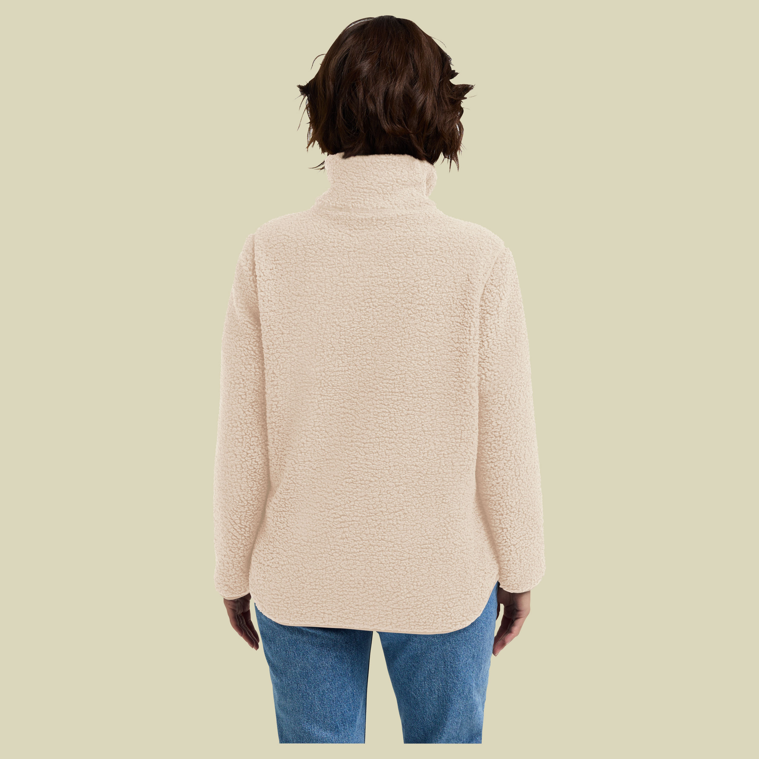 High Curl Jacket Women grau XXL - oyster