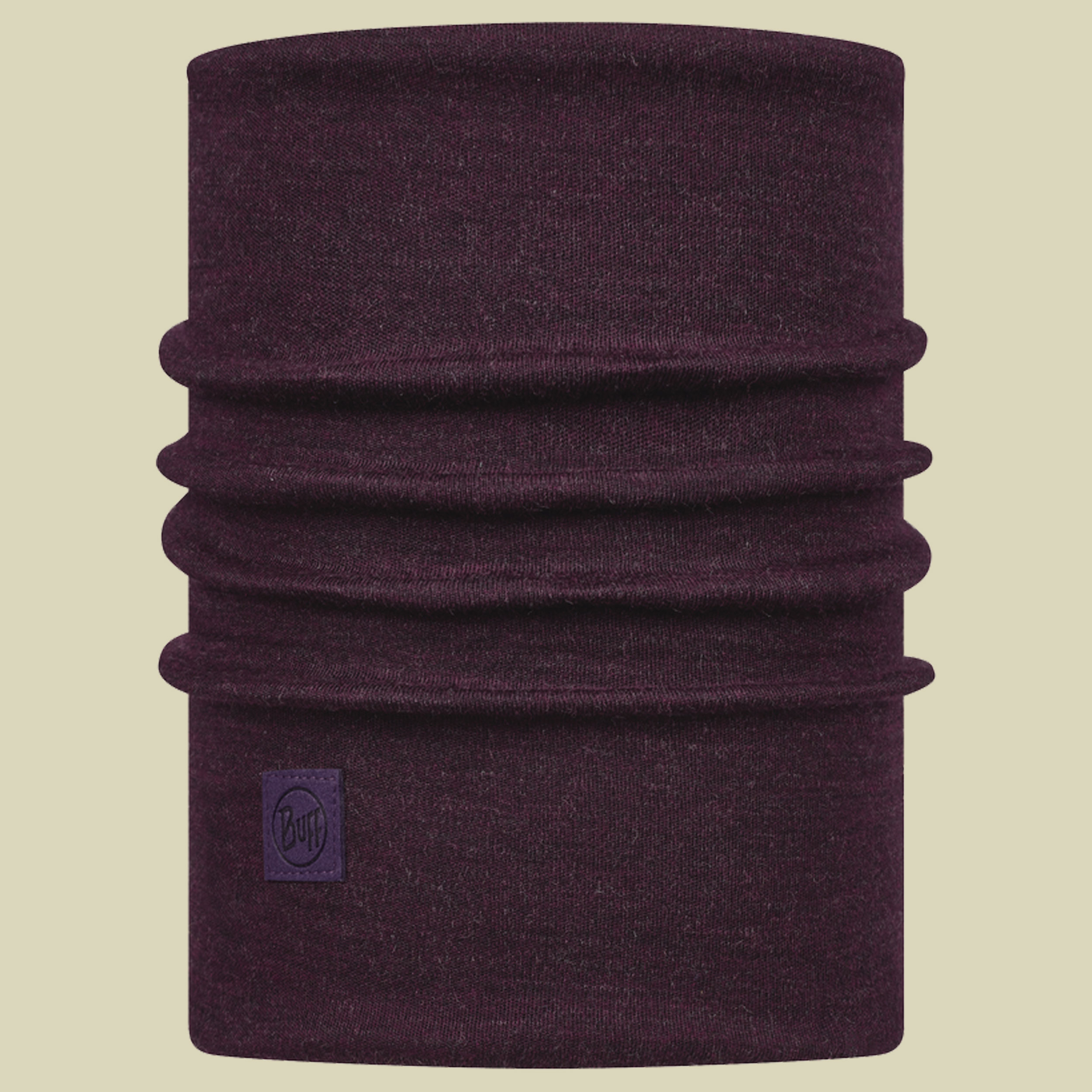 Heavyweight Merino Wool Neckwarmer one size Farbe solid deep purple
