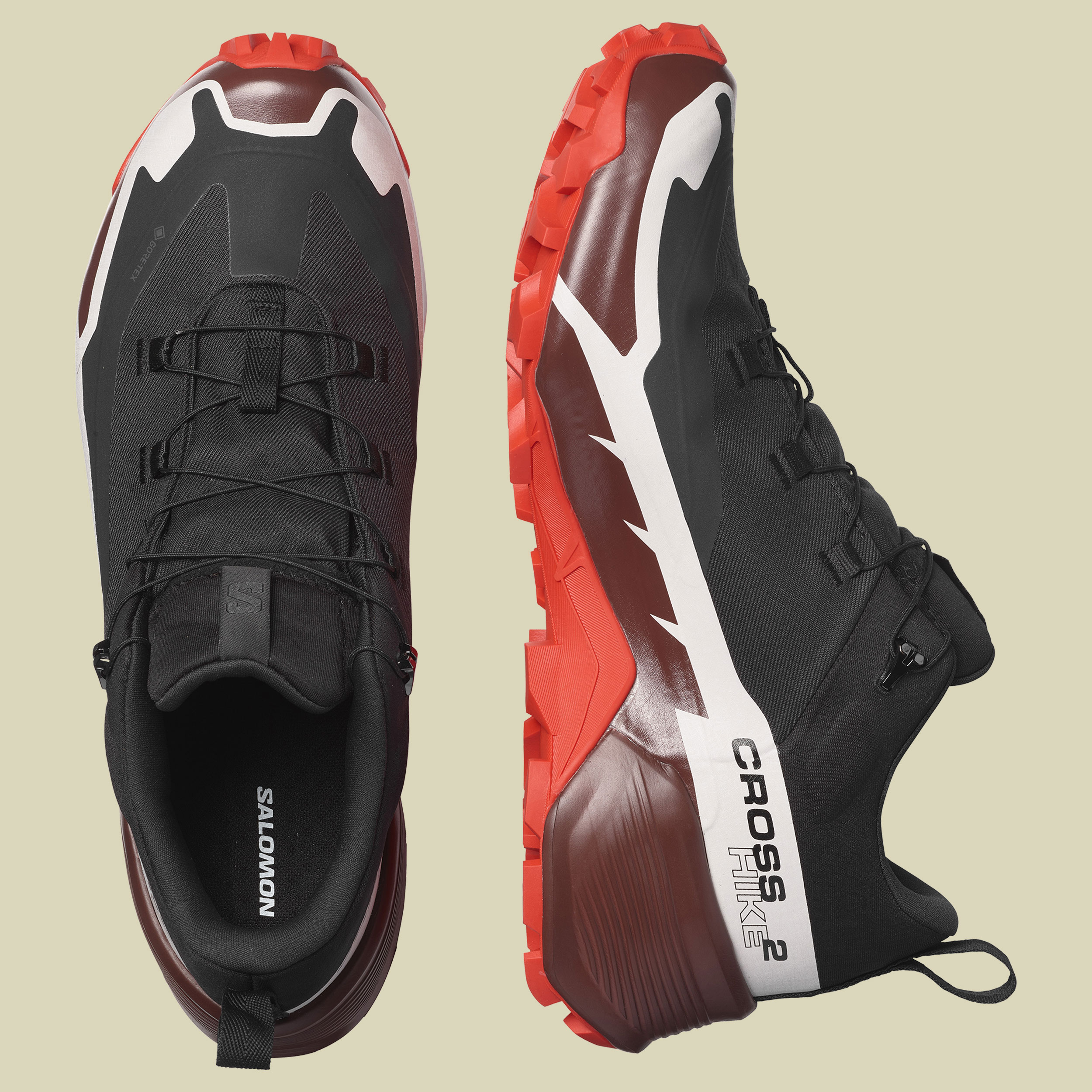 Cross Hike GTX 2 Men Größe UK 11,5 Farbe black/bitter chocolate/fiery red