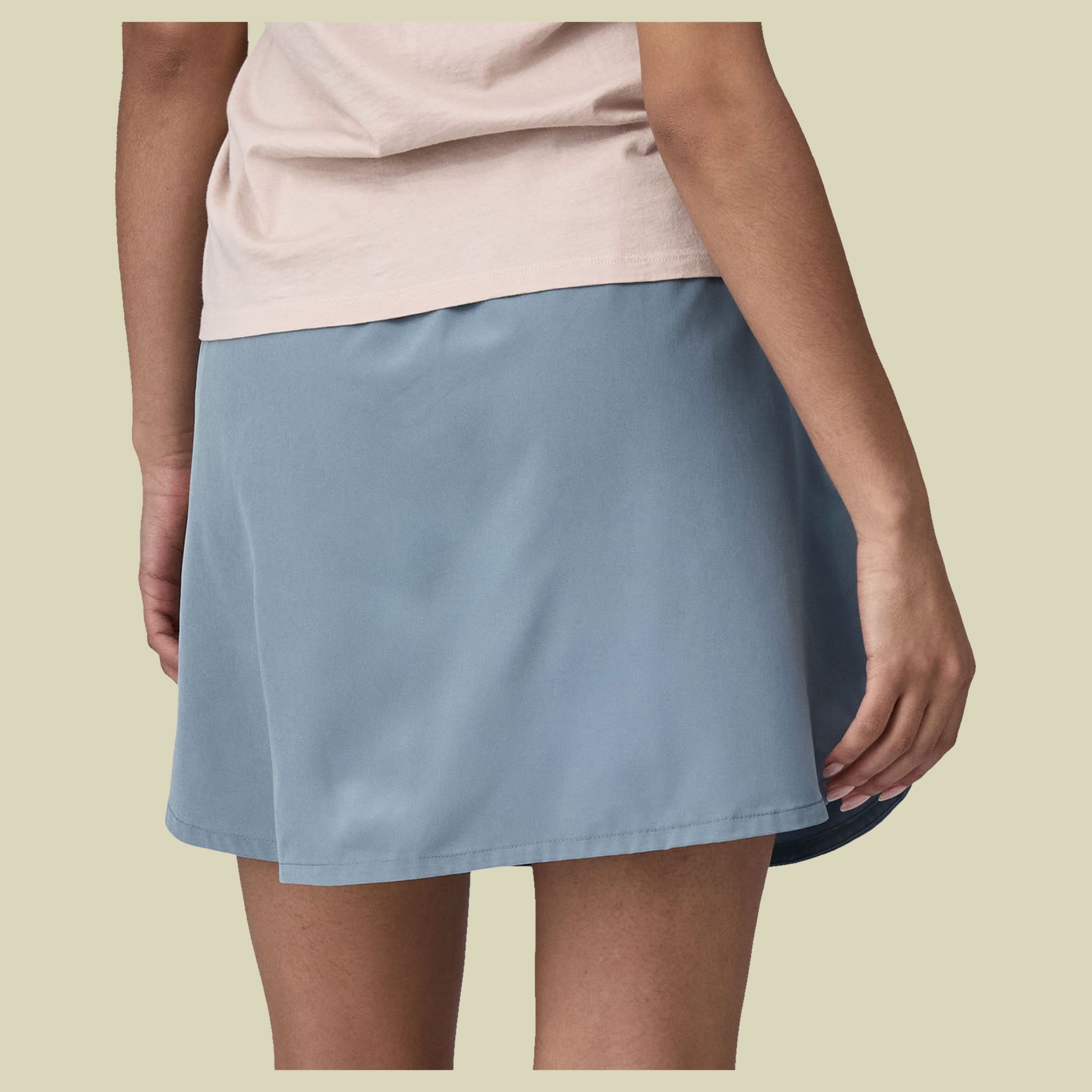 Fleetwith Skort Women M grau - light plume grey