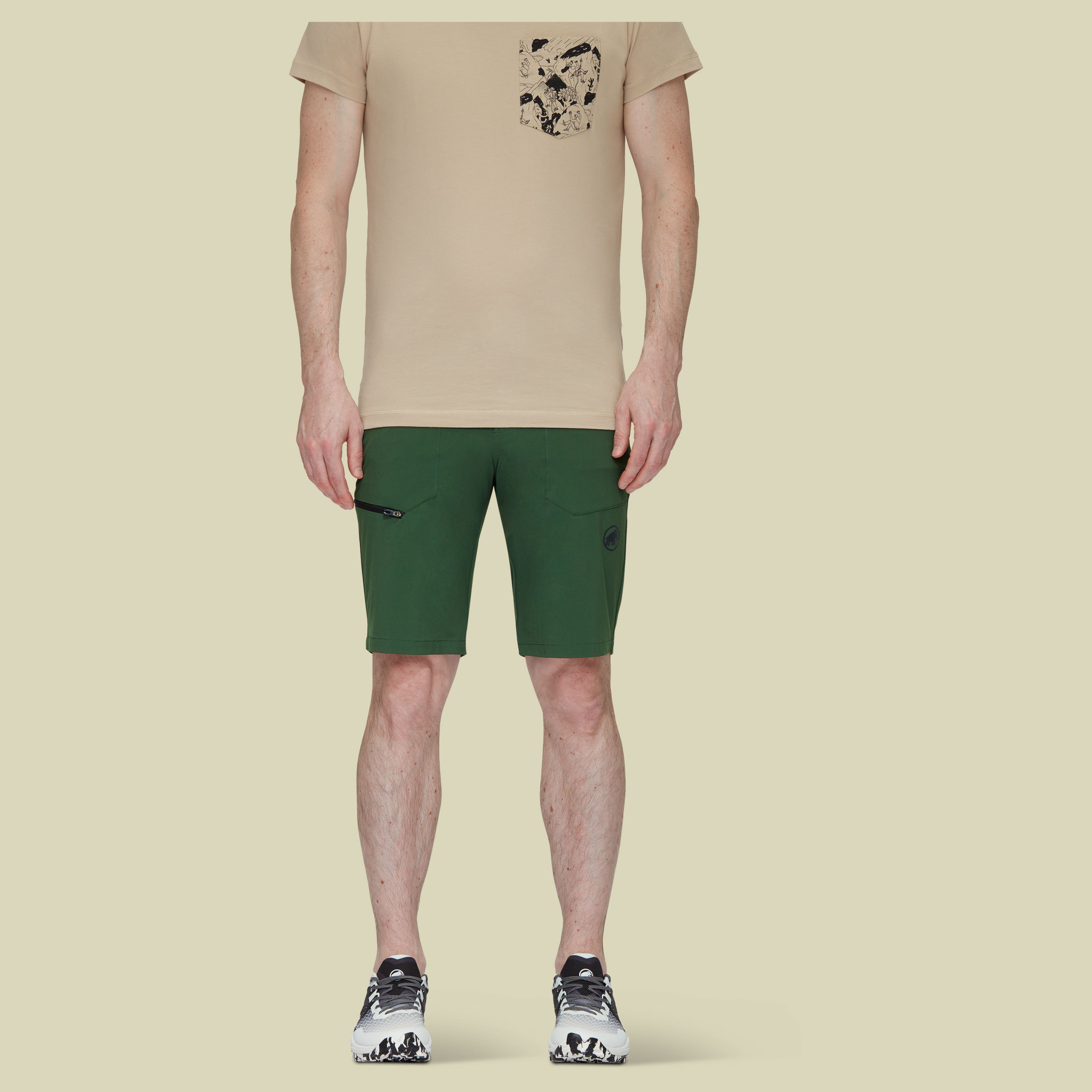 Runbold Shorts Men grün 56 - woods
