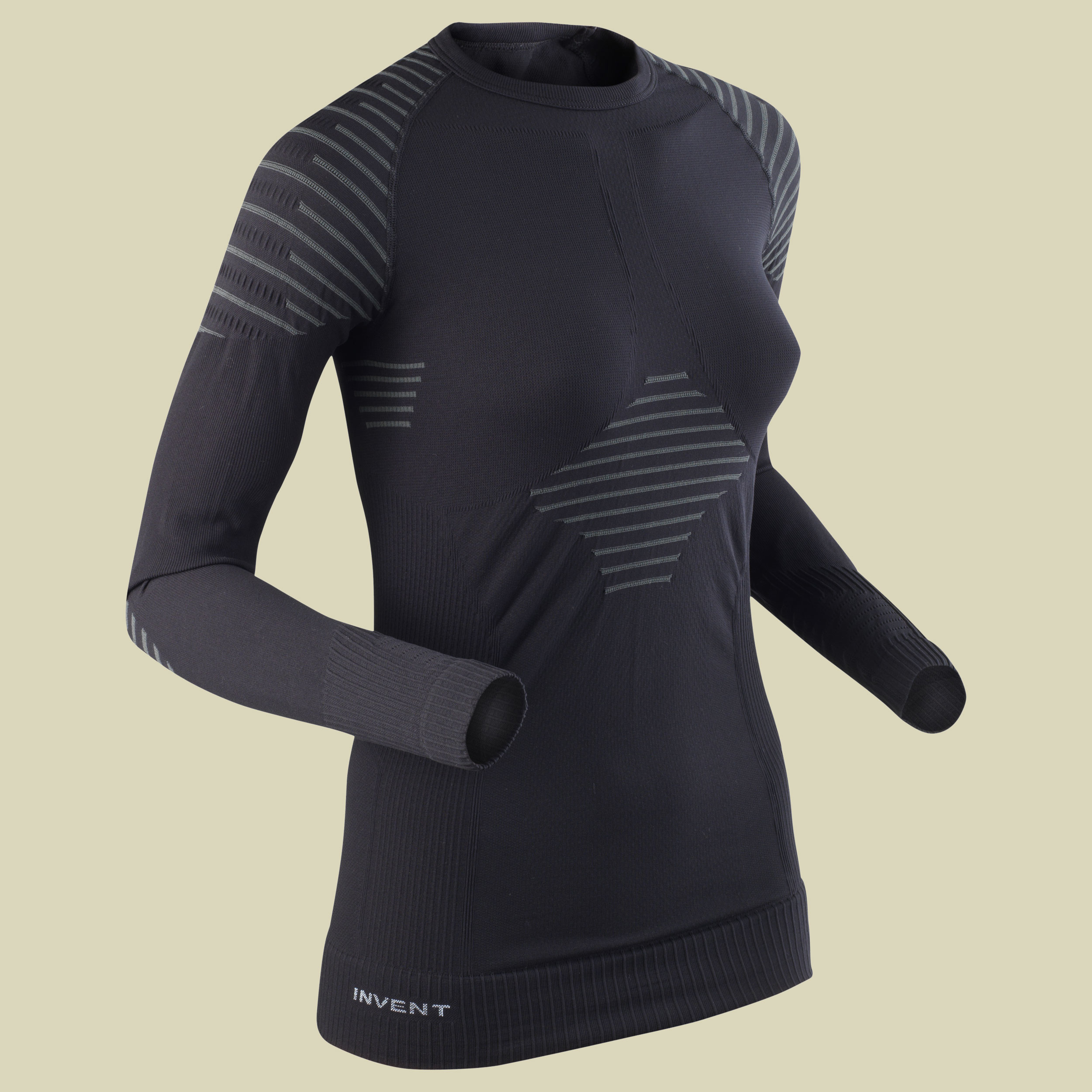 X-Bionic Lady Invent UW Shirt Long_SL Größe XS Farbe black anthracite