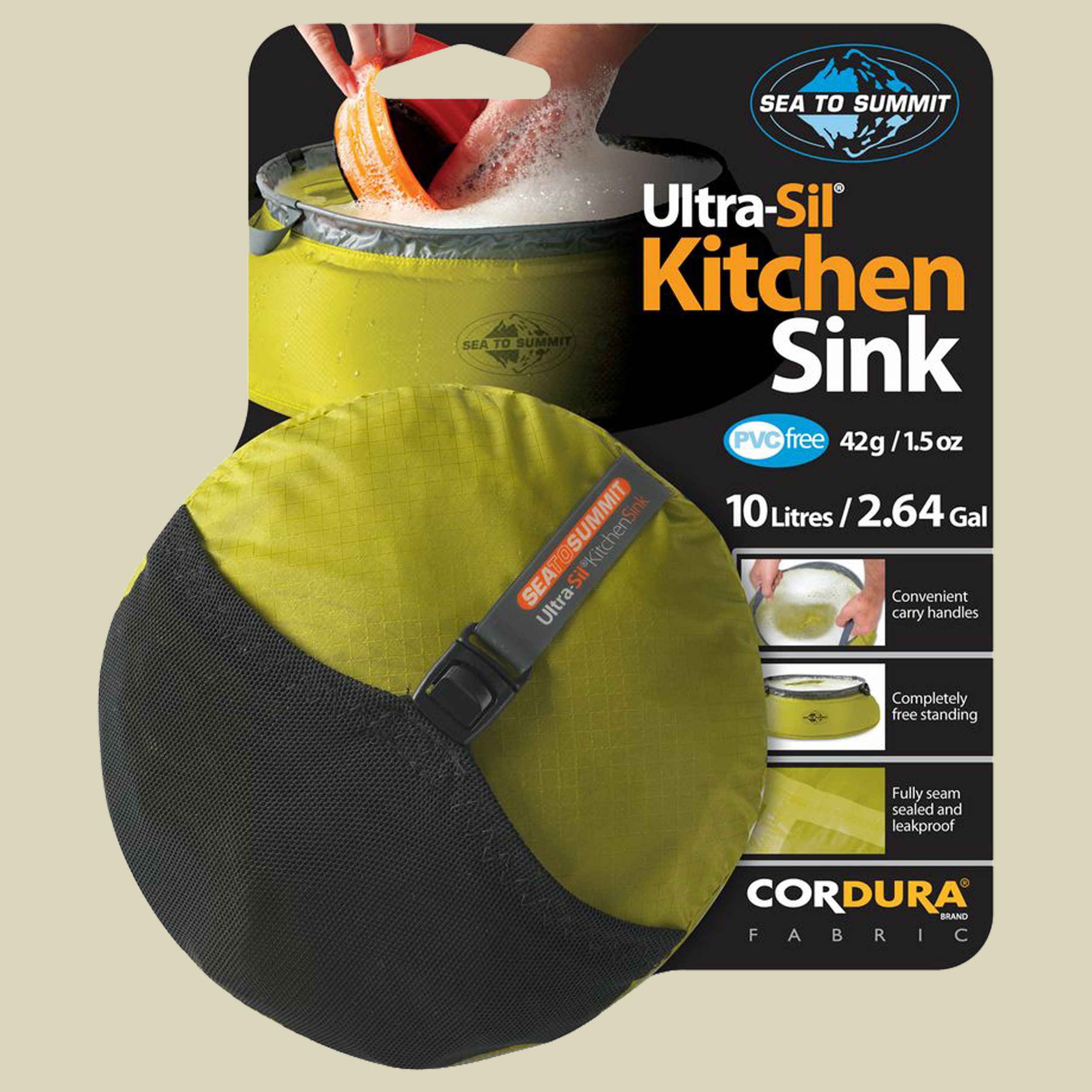 Ultra-Sil Kitchen Sink Volumen 10 Liter Farbe lime