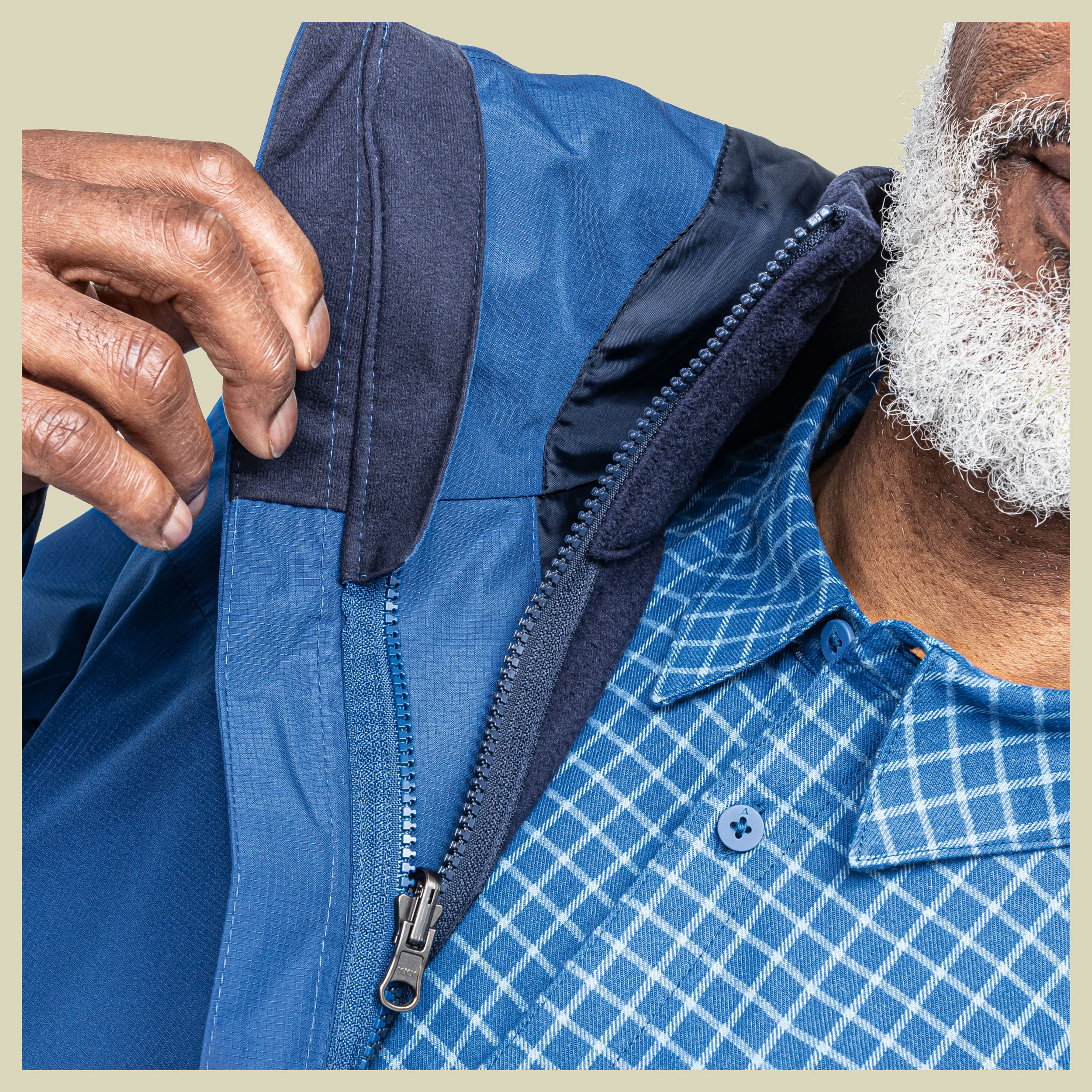 3in1 Jacket Style Okere Men 58 cornflower blue - blau