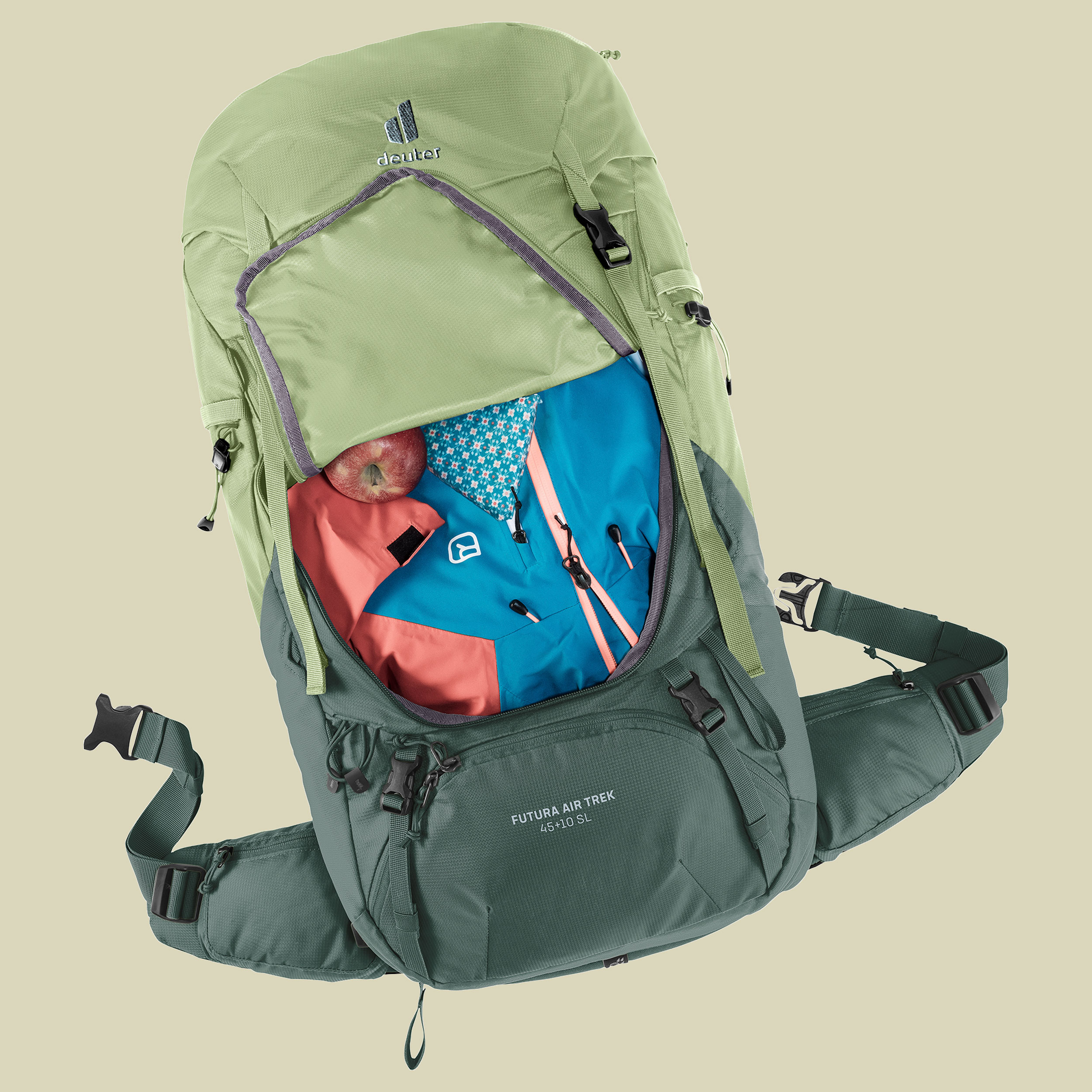 Futura Air Trek 45 + 10 SL Women grün 45 L + 10 L - Farbe grove-ivy