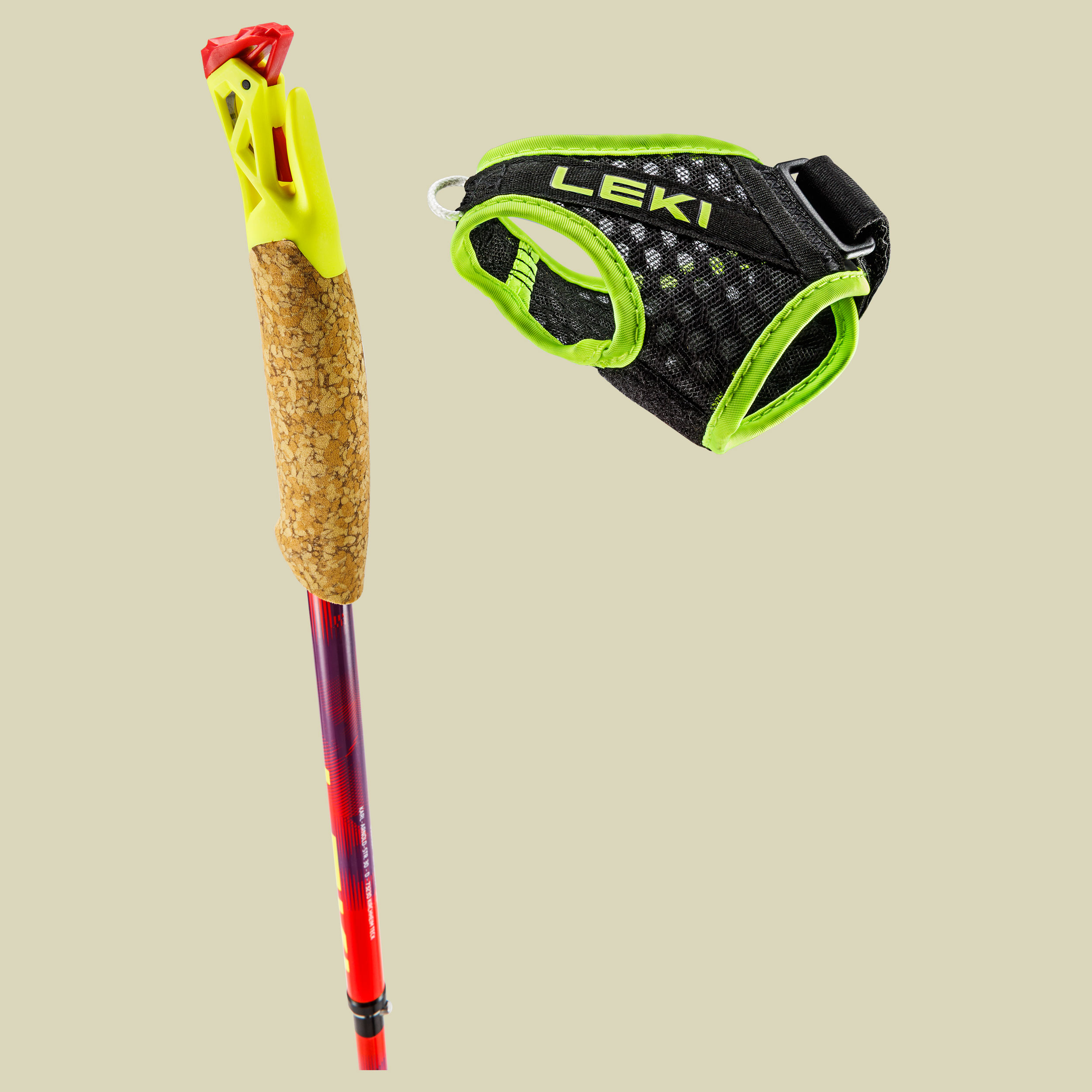 Ultratrail FX.One SuperLite 130 cm mehrfarbig - bright red-violet-neonyellow