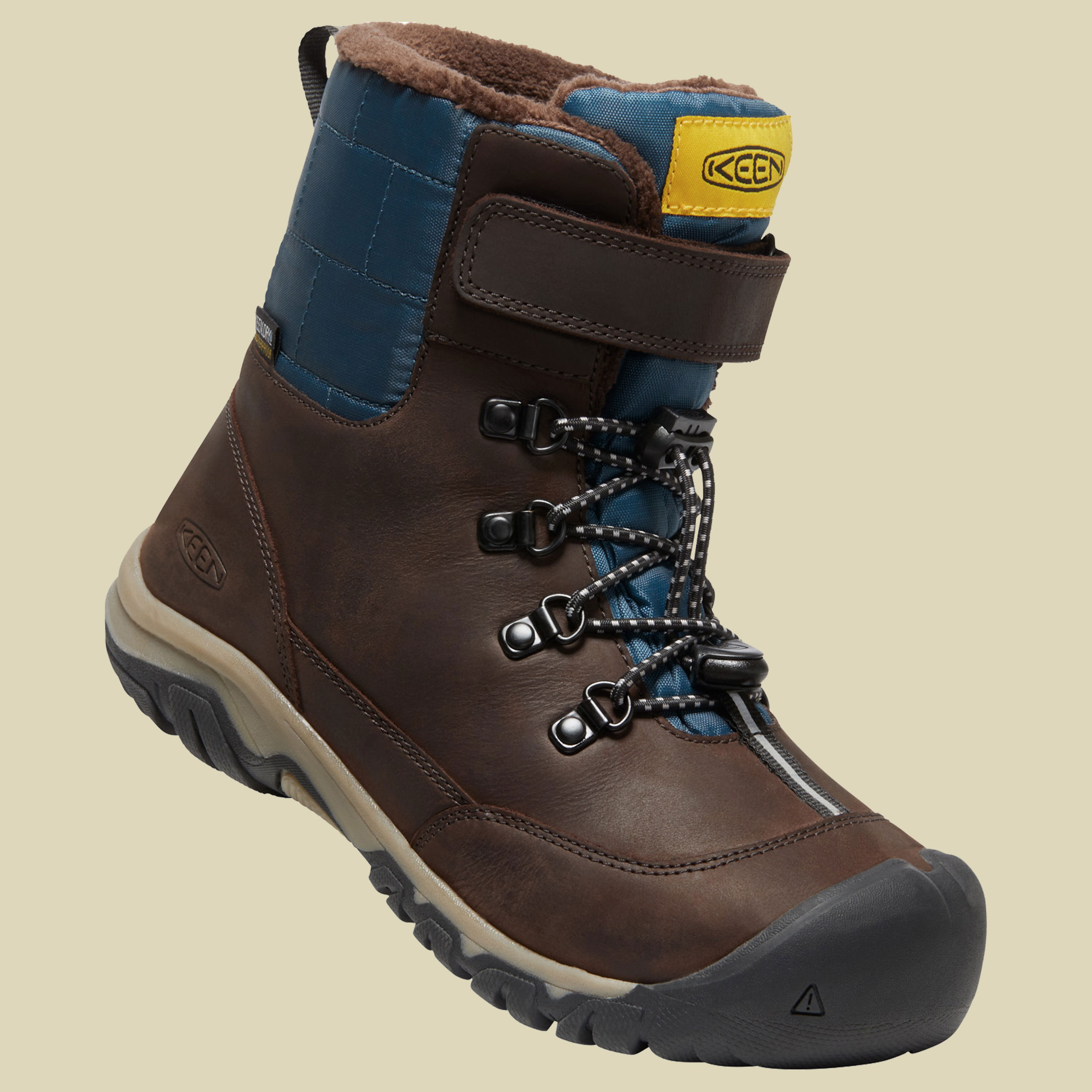 GRETA Boot WP Kids Größe 35 Farbe coffee bean/blue wing teal