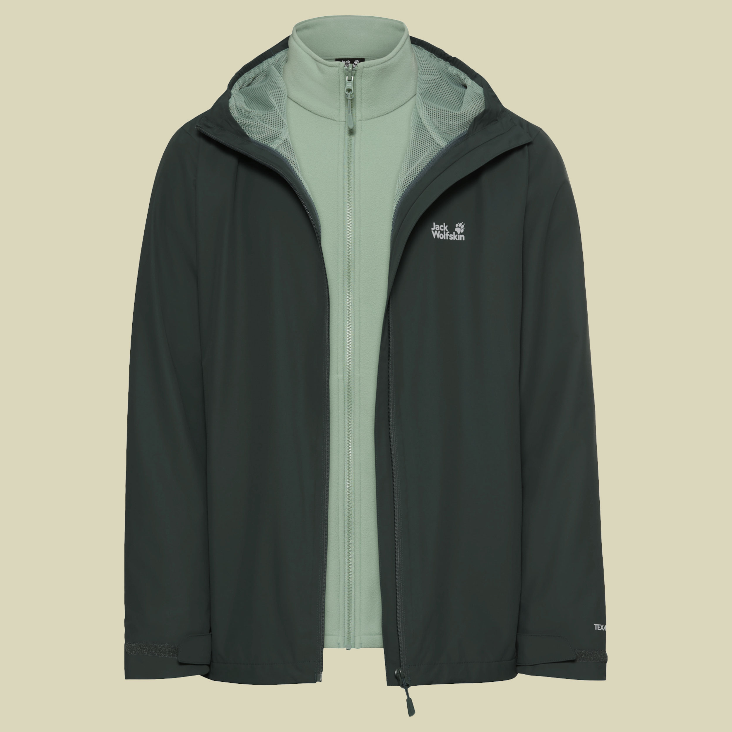 Outrovert 3in1 Jacket Men XXXL grün - sago palm