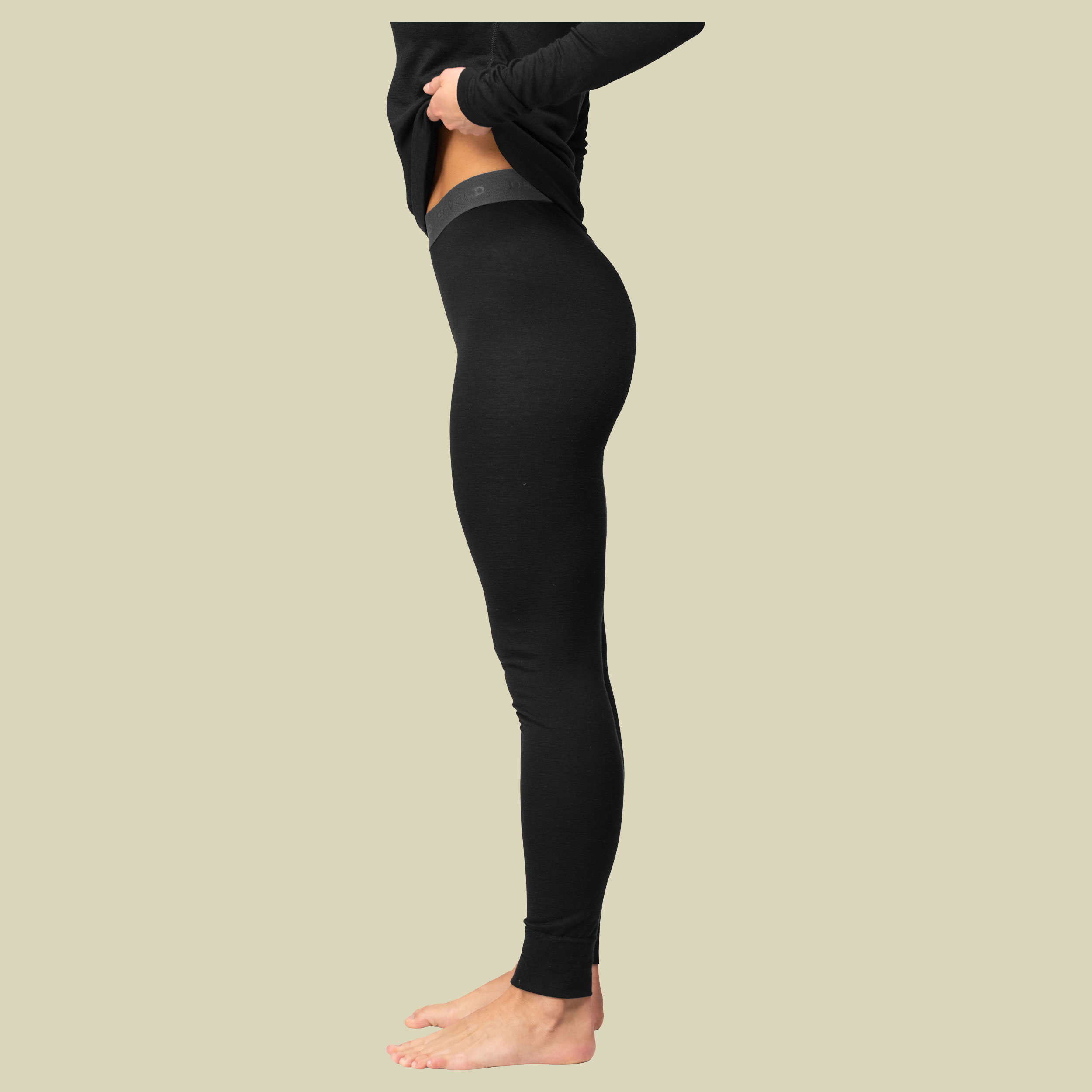 Breeze Plus Merino 200 Longs Women schwarz XL - black