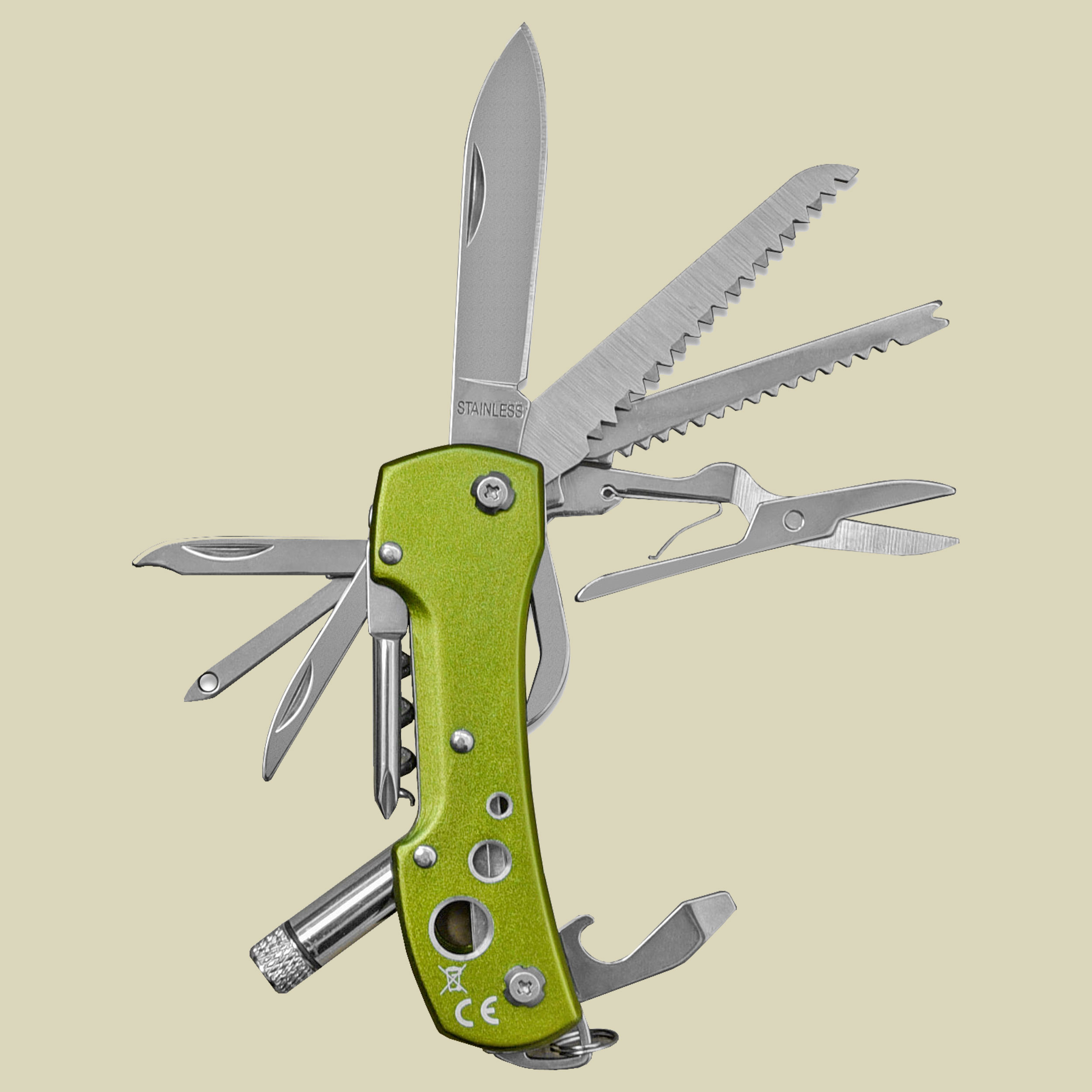 Taschenmesser mit 15 Funktionen