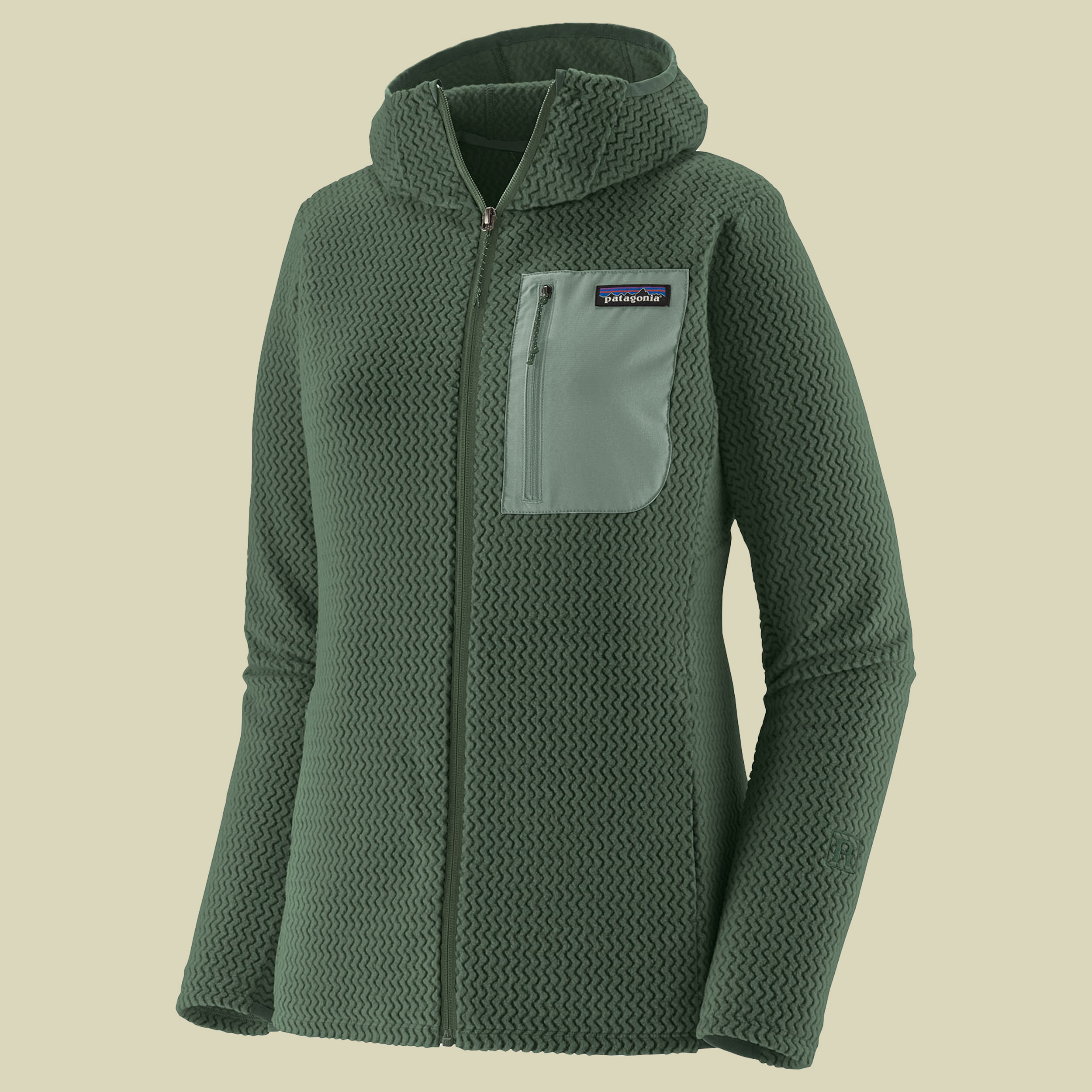 R1 Air Full-Zip Hoody Women grün II XL - canopy green