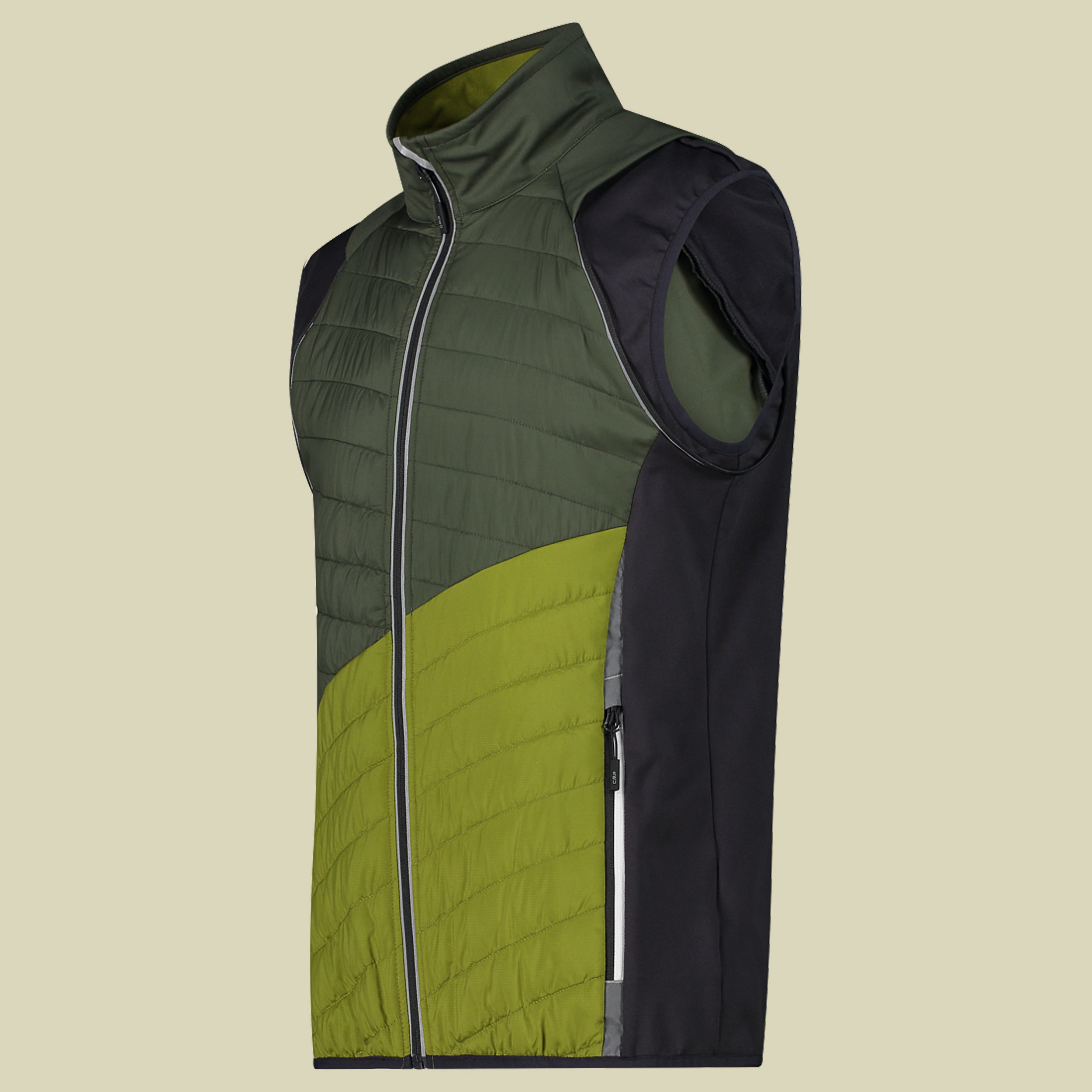 Man Jacket detachable Sleeves 30A2647 Größe 48 Farbe E319 oil green