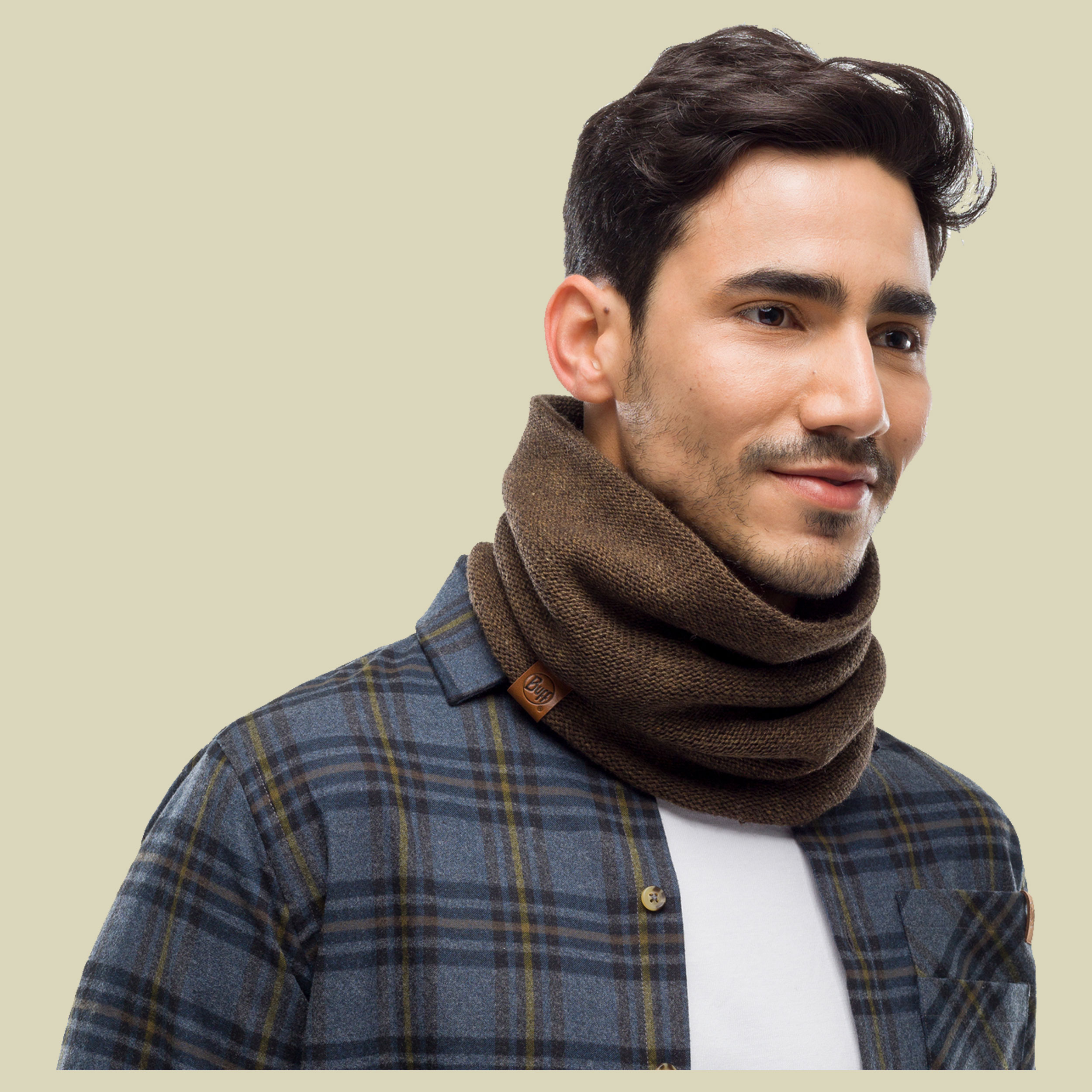 Knitted Neckwarmer Colt Größe one size Farbe bark