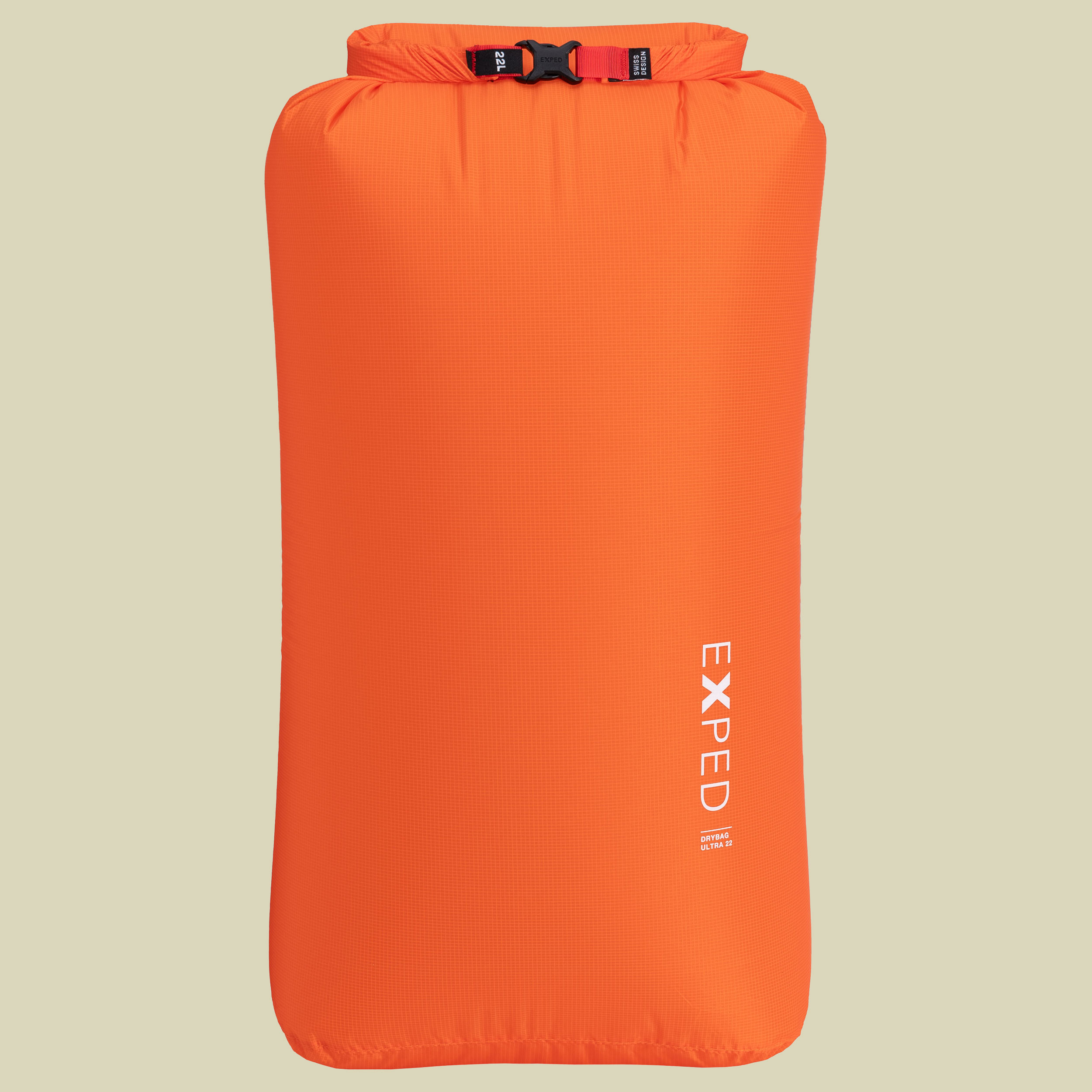 Drybag Ultra 22 L orange - dark lava