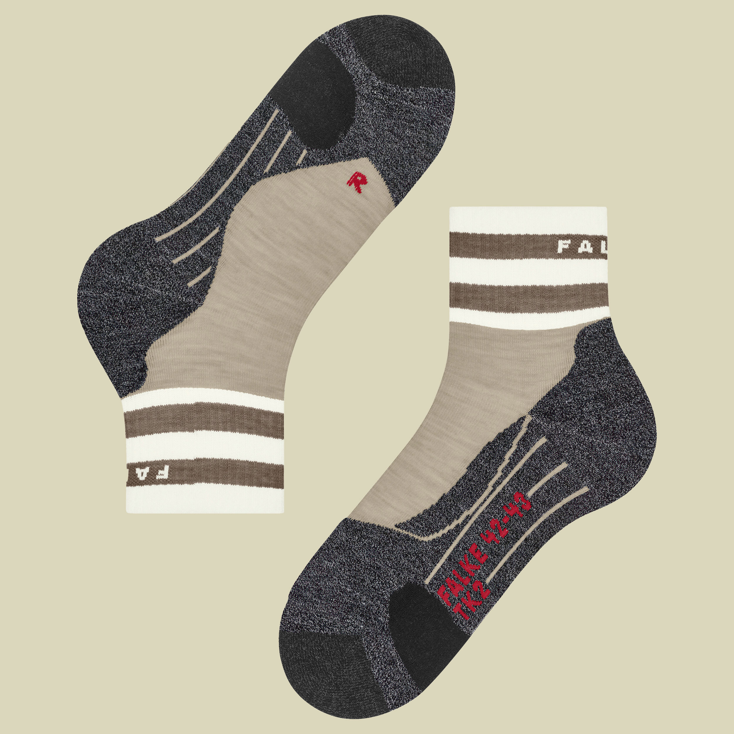 TK 2 Explore Short Men 46-48 beige - beige meliert