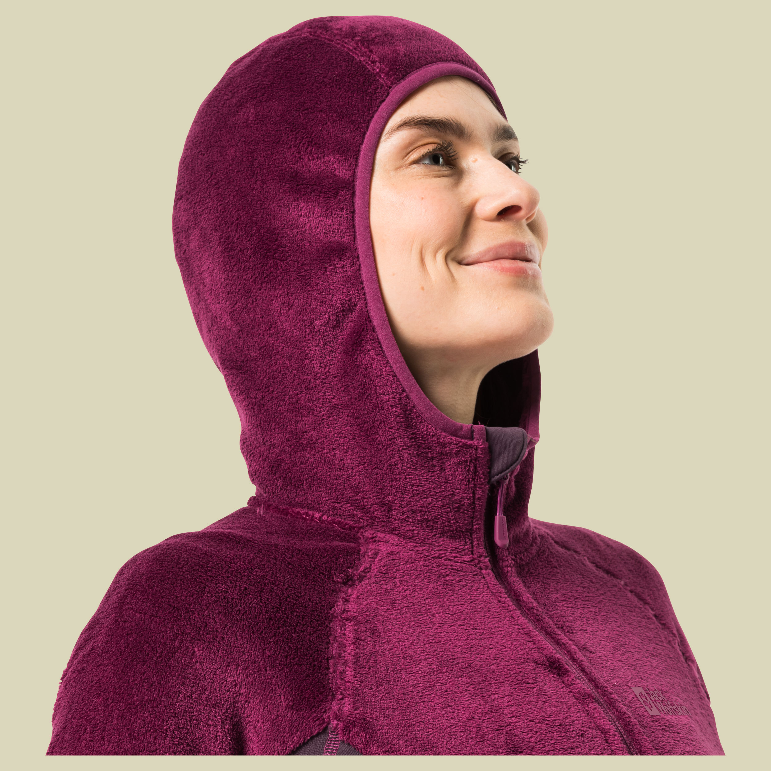 Rotwand Hooded FZ Women Größe L  Farbe wild berry