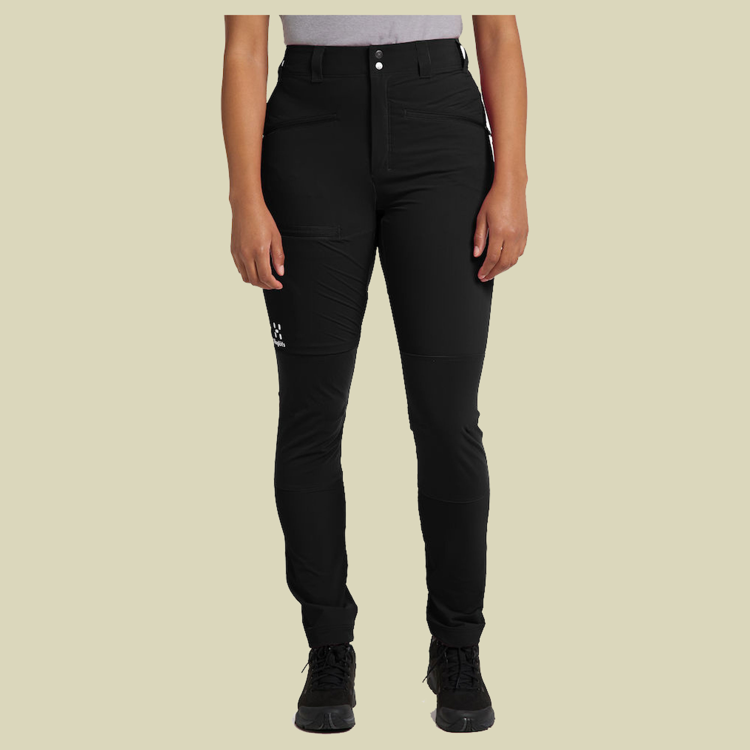 Mid Slim Pant Women Größe 42 Farbe true black