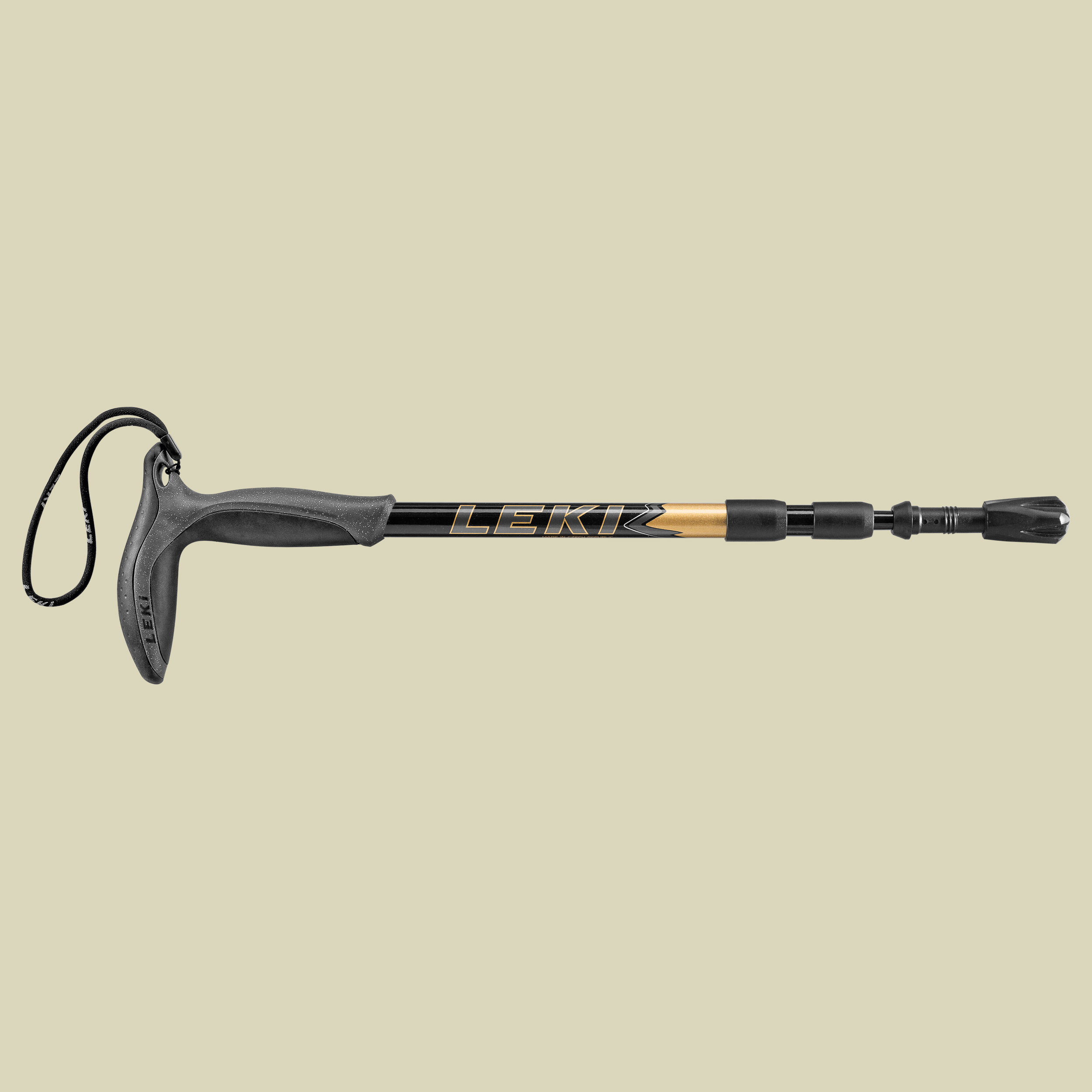Super Micro Länge 46 - 90 cm schwarz gold