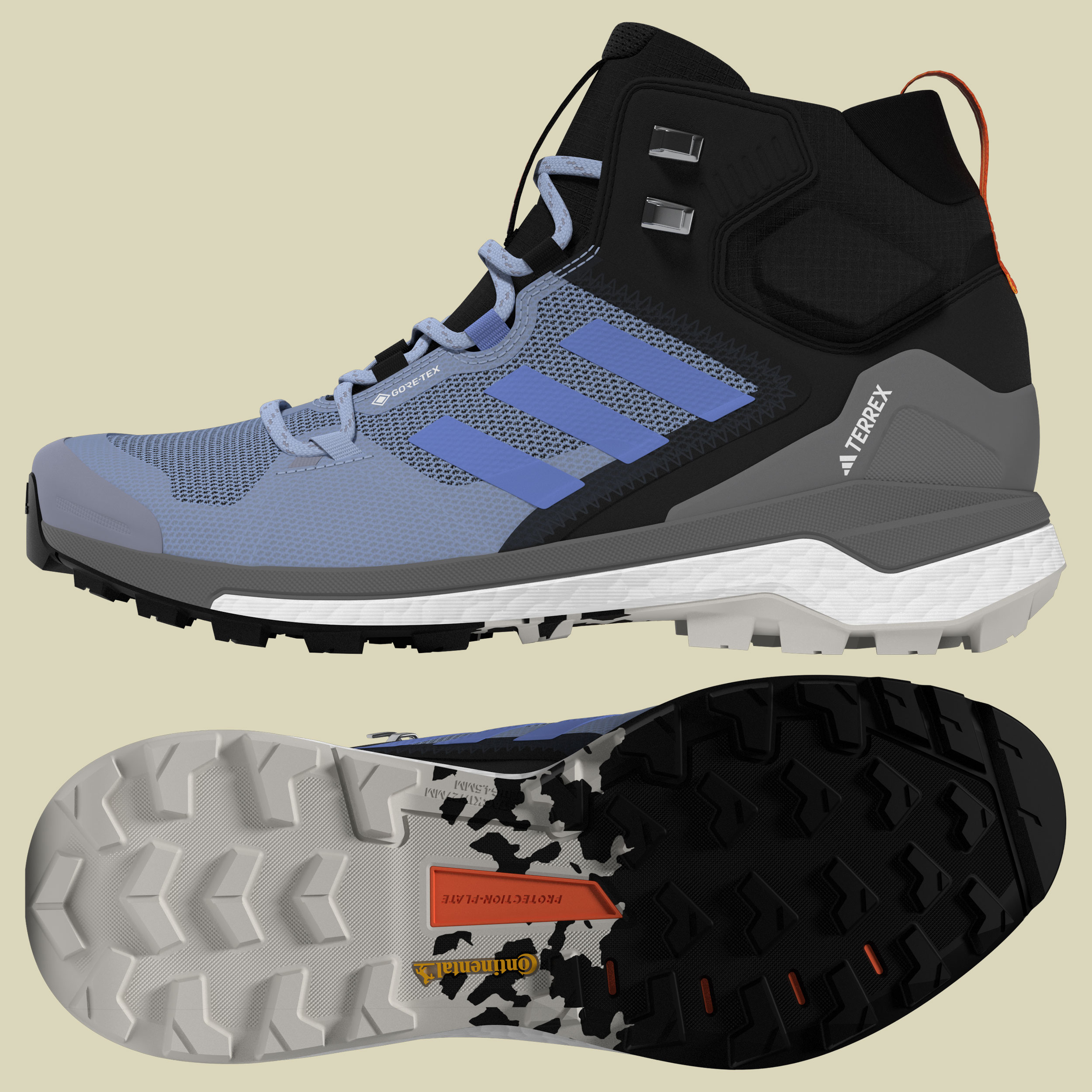 Terrex Skychaser 2.0 Mid GTX Men Größe UK 7 Farbe blue dawn/blue fusion/core black