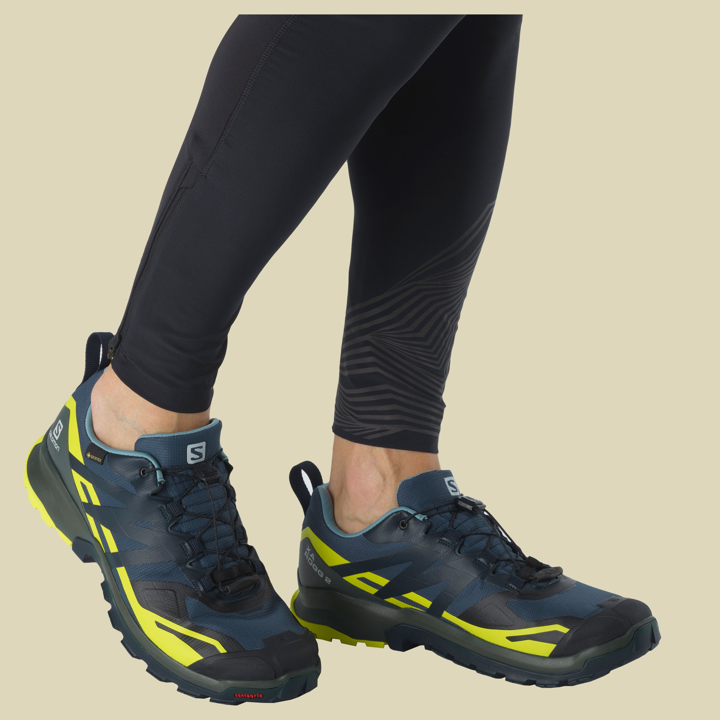XA ROGG 2 GTX Men Größe UK 8,5 Farbe mood indigo/urban chic/evening primrose