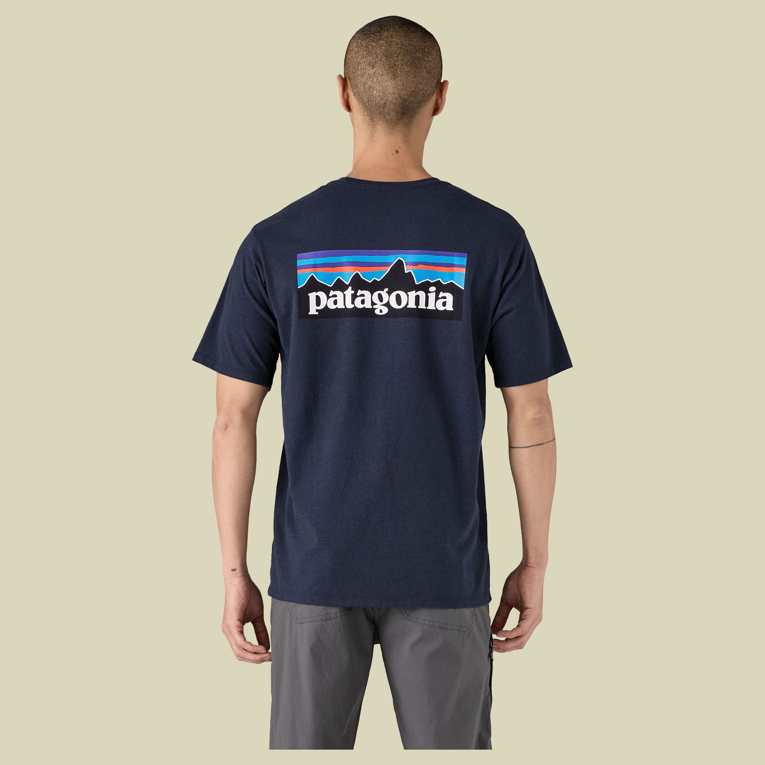 P-6 Logo Responsibili-Tee Men blau II XL - new navy